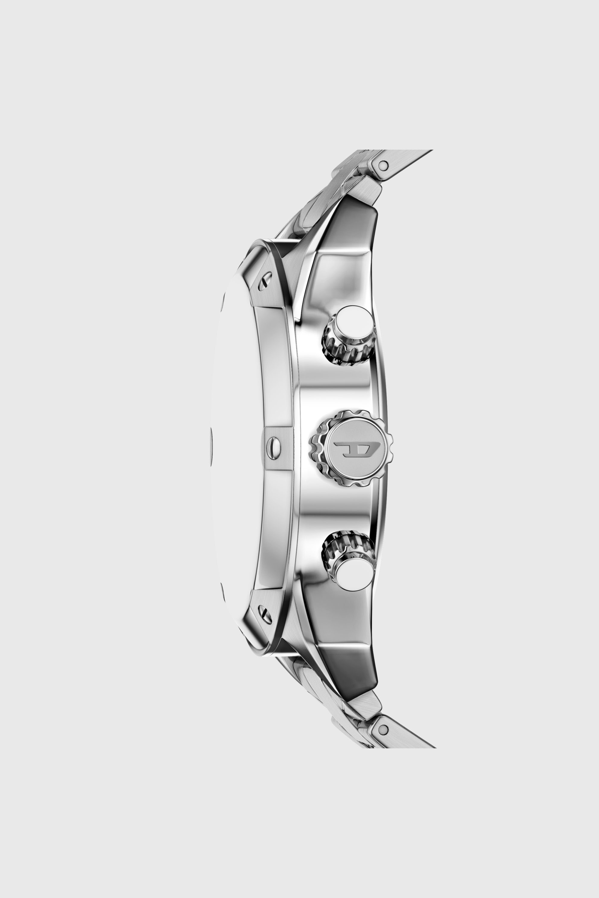 Diesel - DZ4712 WATCH, Montre Spiked en acier inoxydable &agrave; pointes Homme in Gris argent&eacute; - 3