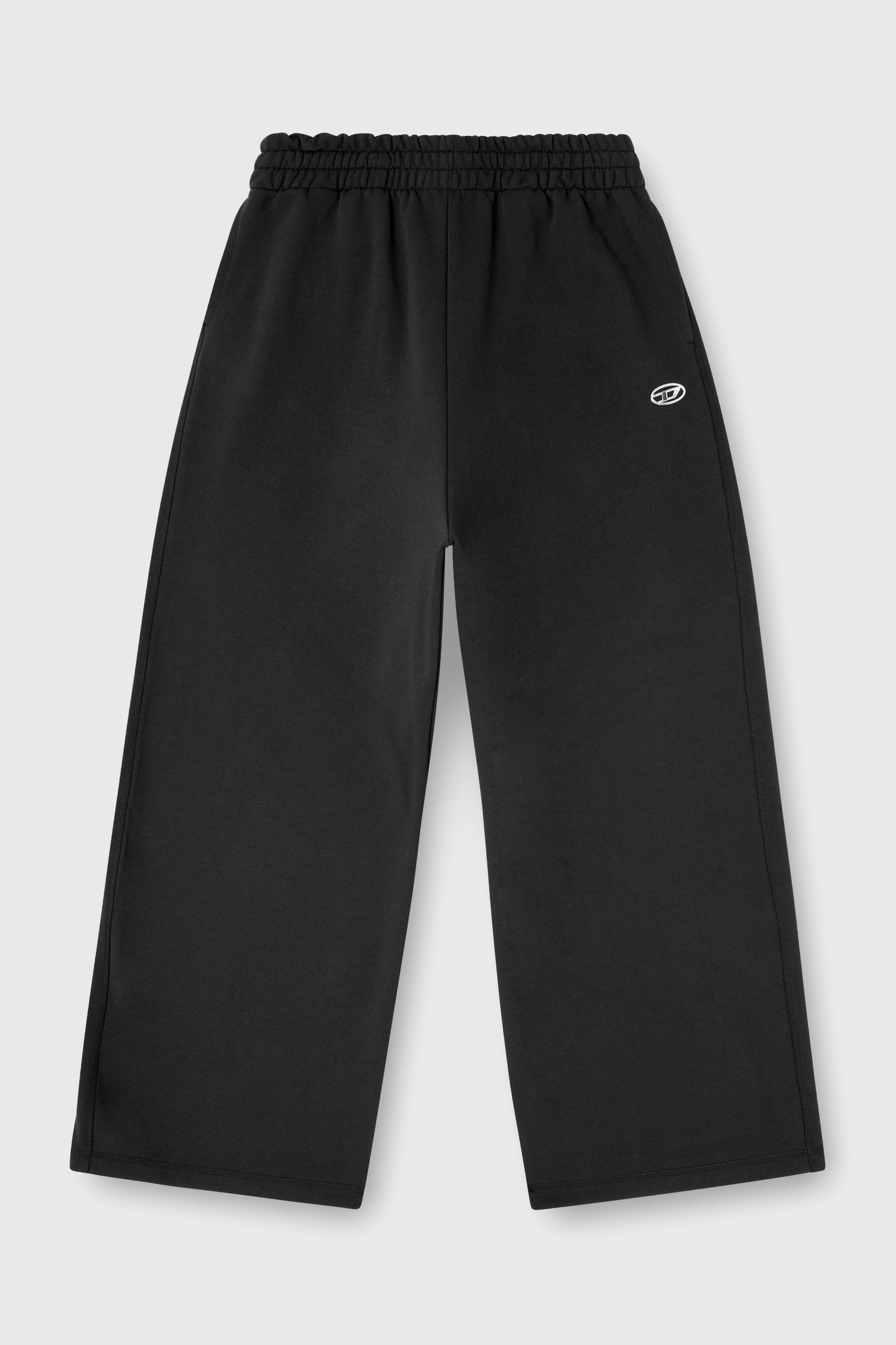 Diesel - P-ZENIA-OD, Pantalon de surv&ecirc;tement ample avec taille &eacute;lastique Femme in Noir - 2