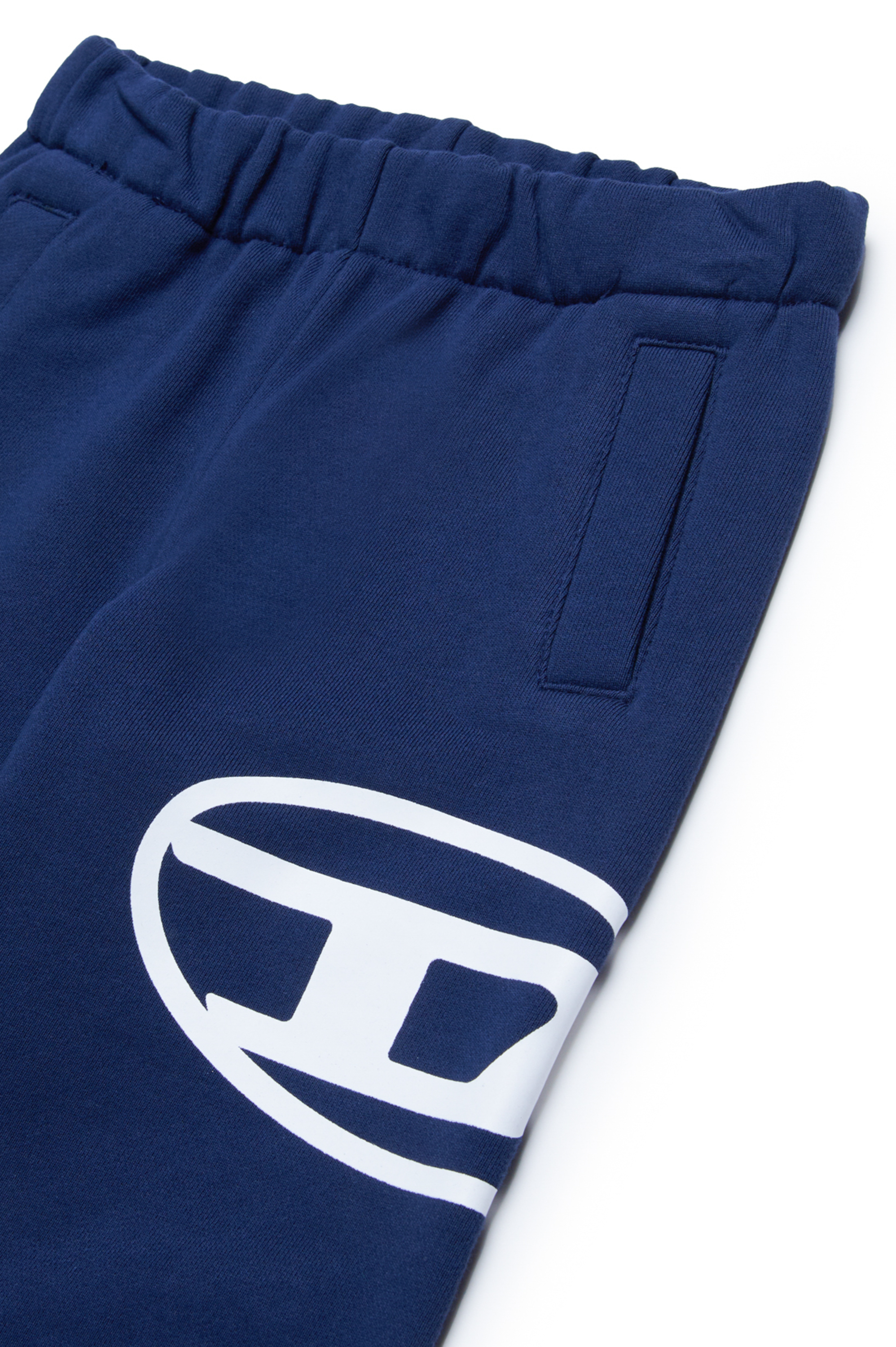 Diesel - PCERB, Mixte Pantalon de survêtement avec imprimé Oval D in Bleu - Image 3