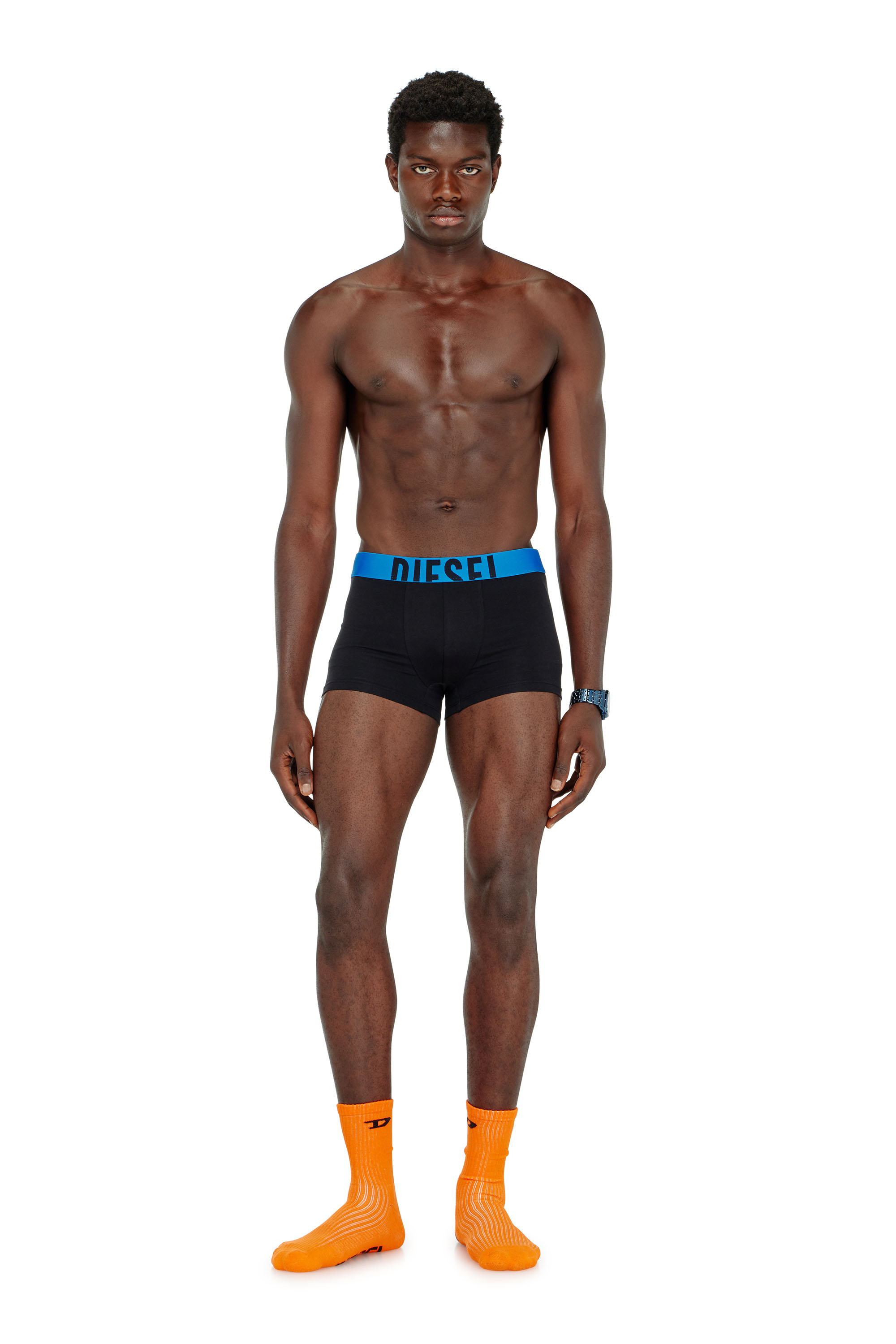 Diesel - DAMIEN-D-POP-3PACK-40, Lot de trois boxers en coton stretch Homme in ToBeDefined - 2