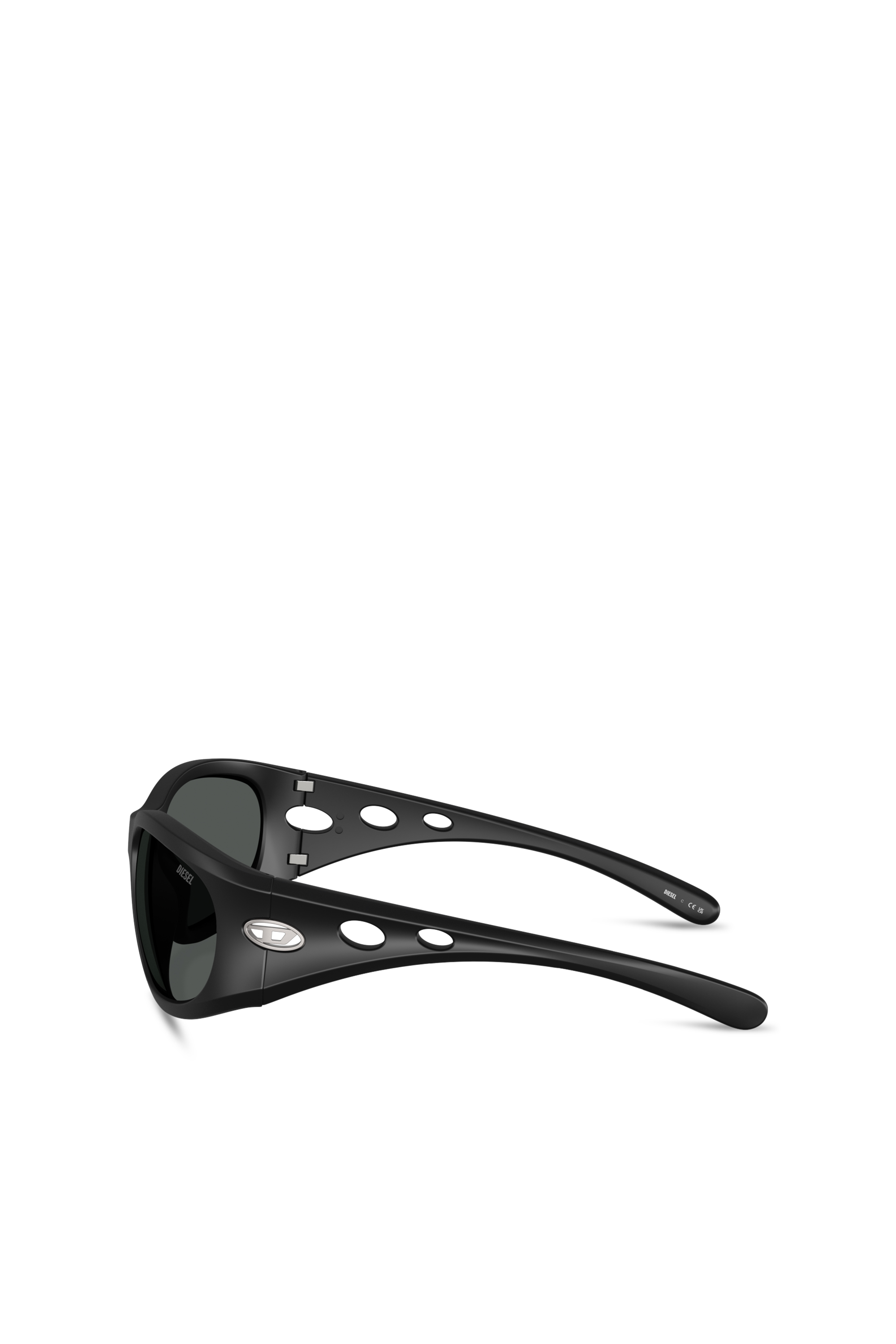 Diesel - 0DL3012U, Lunettes de soleil rectangulaires Mixte in Noir - 3