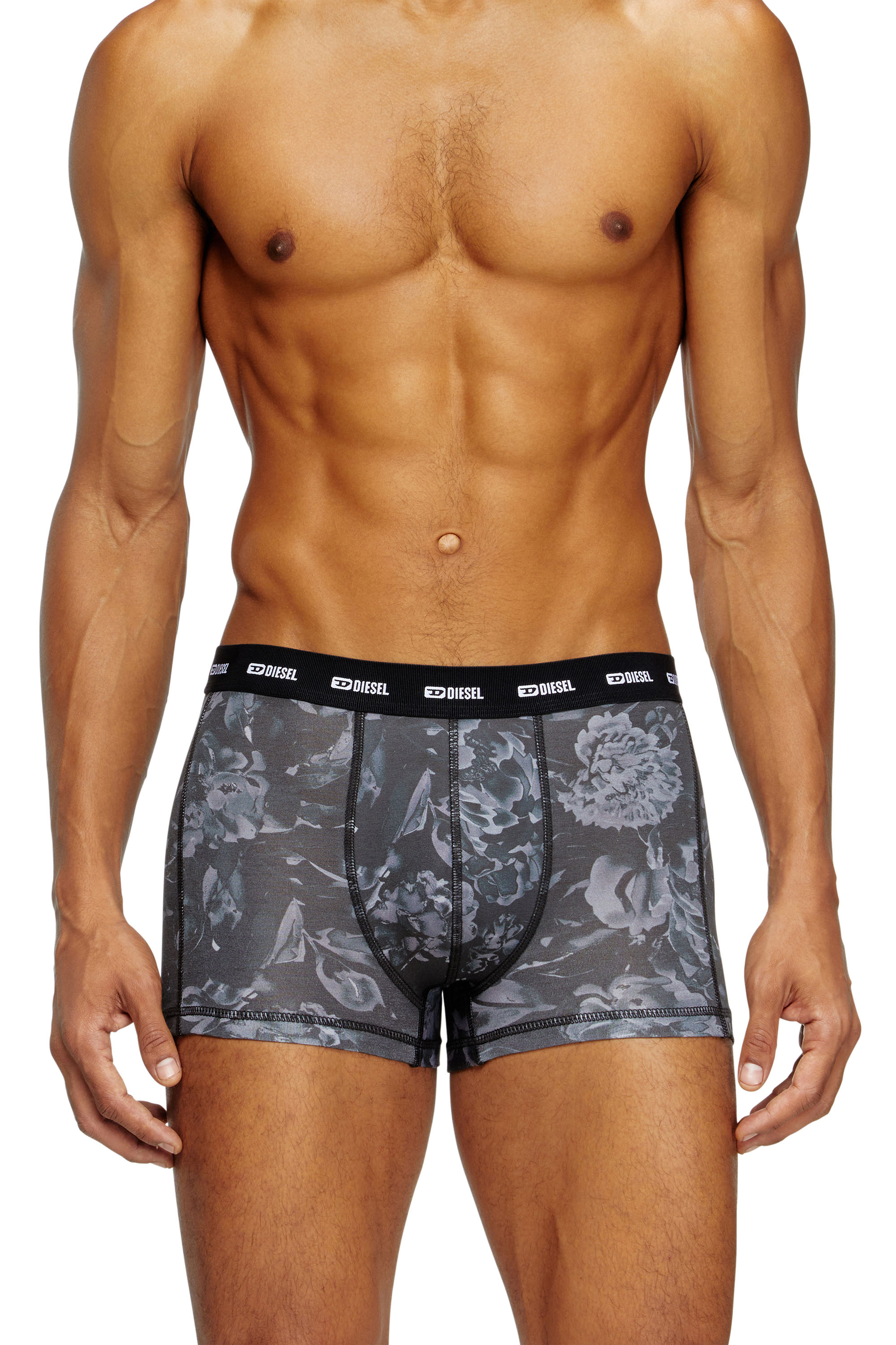 Diesel - DAMIEN-UTLT-3PACK, Lot de 3 boxers avec motif floral Homme in Noir - 2