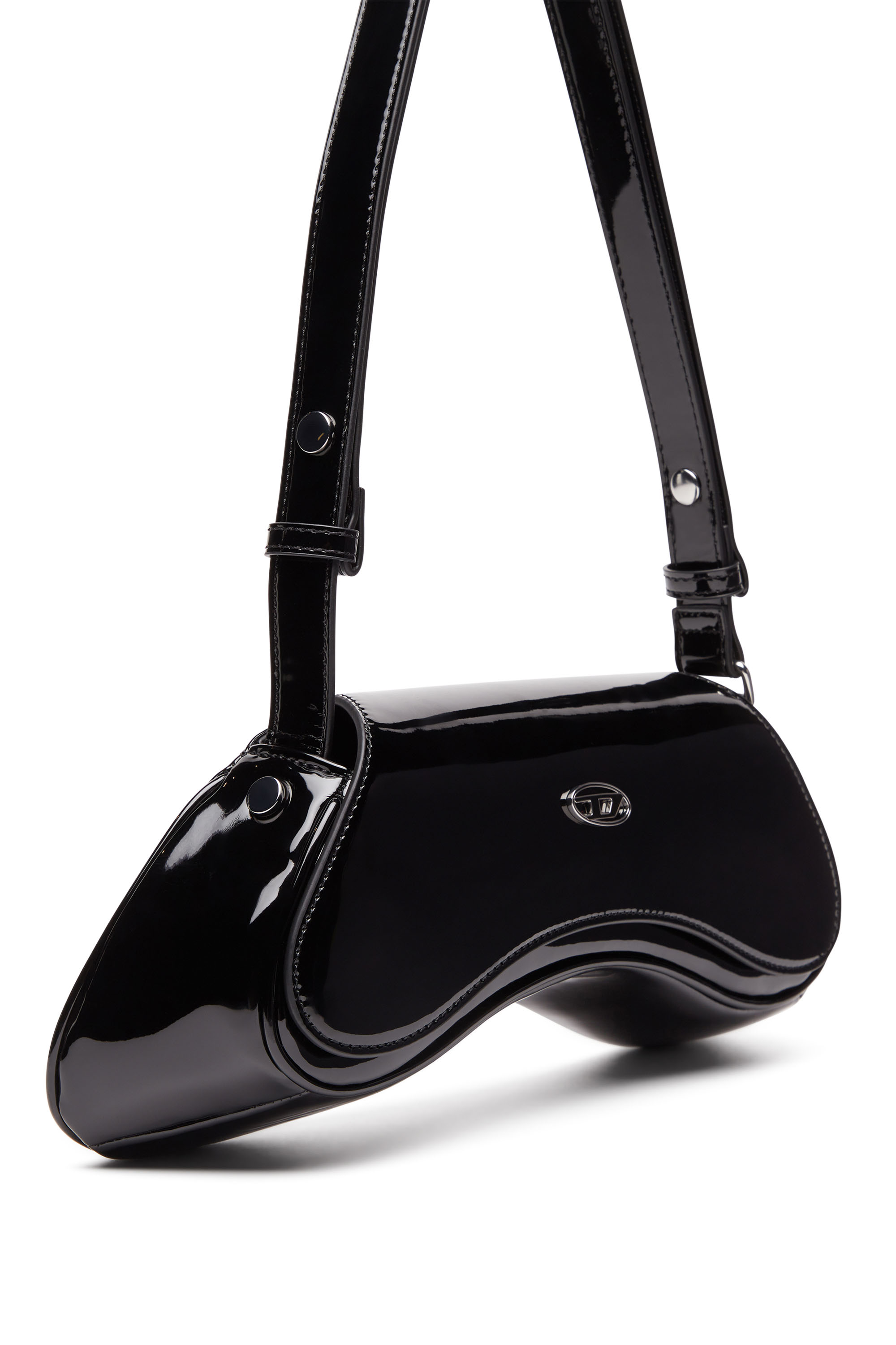 Diesel - PLAY CROSSBODY, Play-Sac à bandoulière glossy Femme in Noir - 5