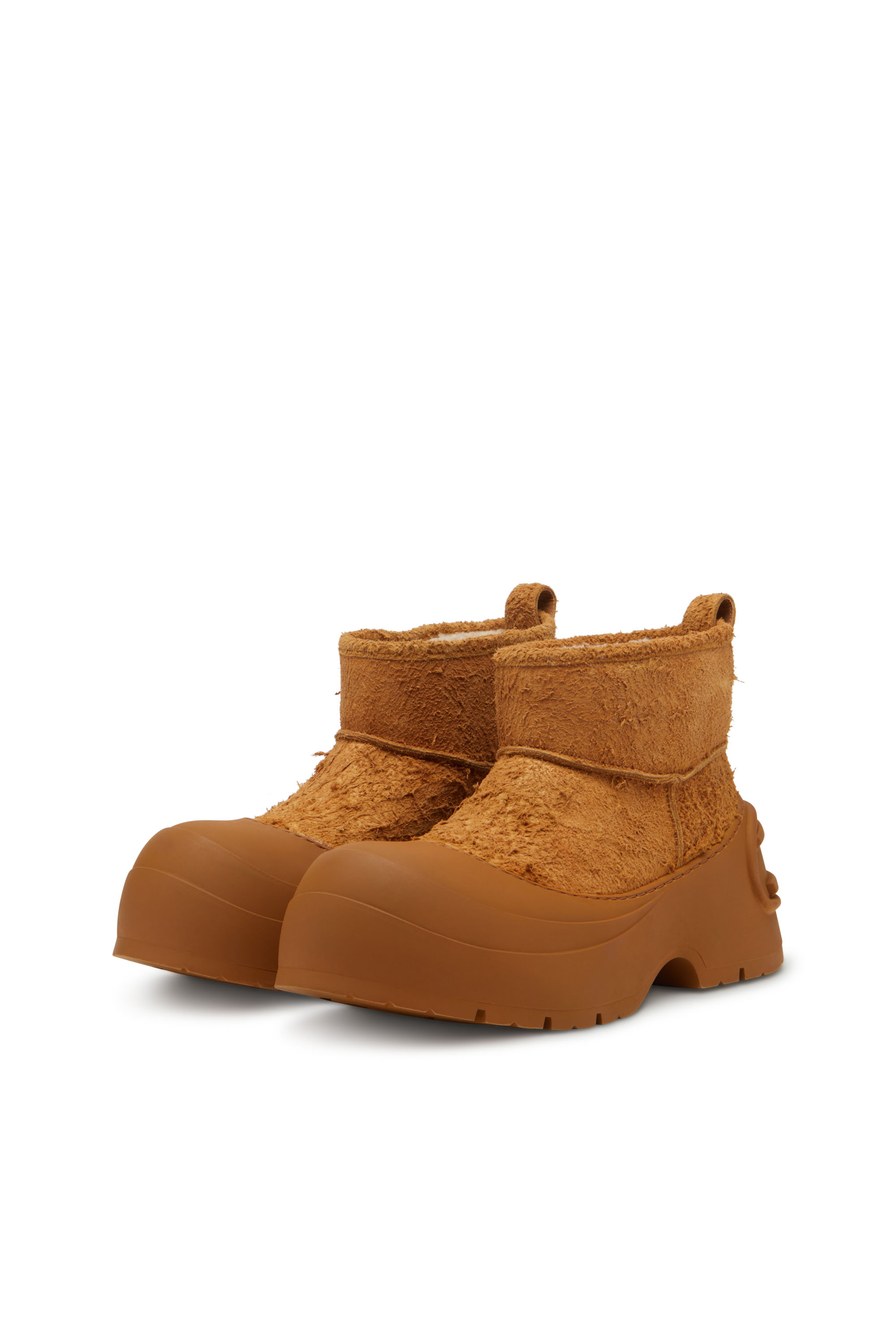 D-DONALD MONTONE, Marron Diesel - D-DONALD MONTONE, D-Donald-Bottines épaisses avec semelle crantée Homme in Marron - 8