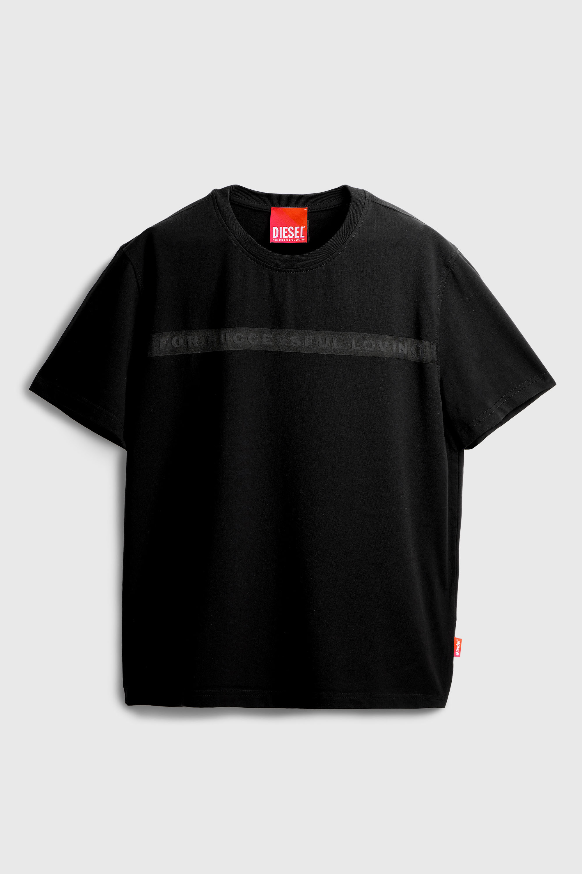Diesel - PR-T-NOTS-CHI-R, T-shirt avec logo For Successful Loving Mixte in Noir - 2