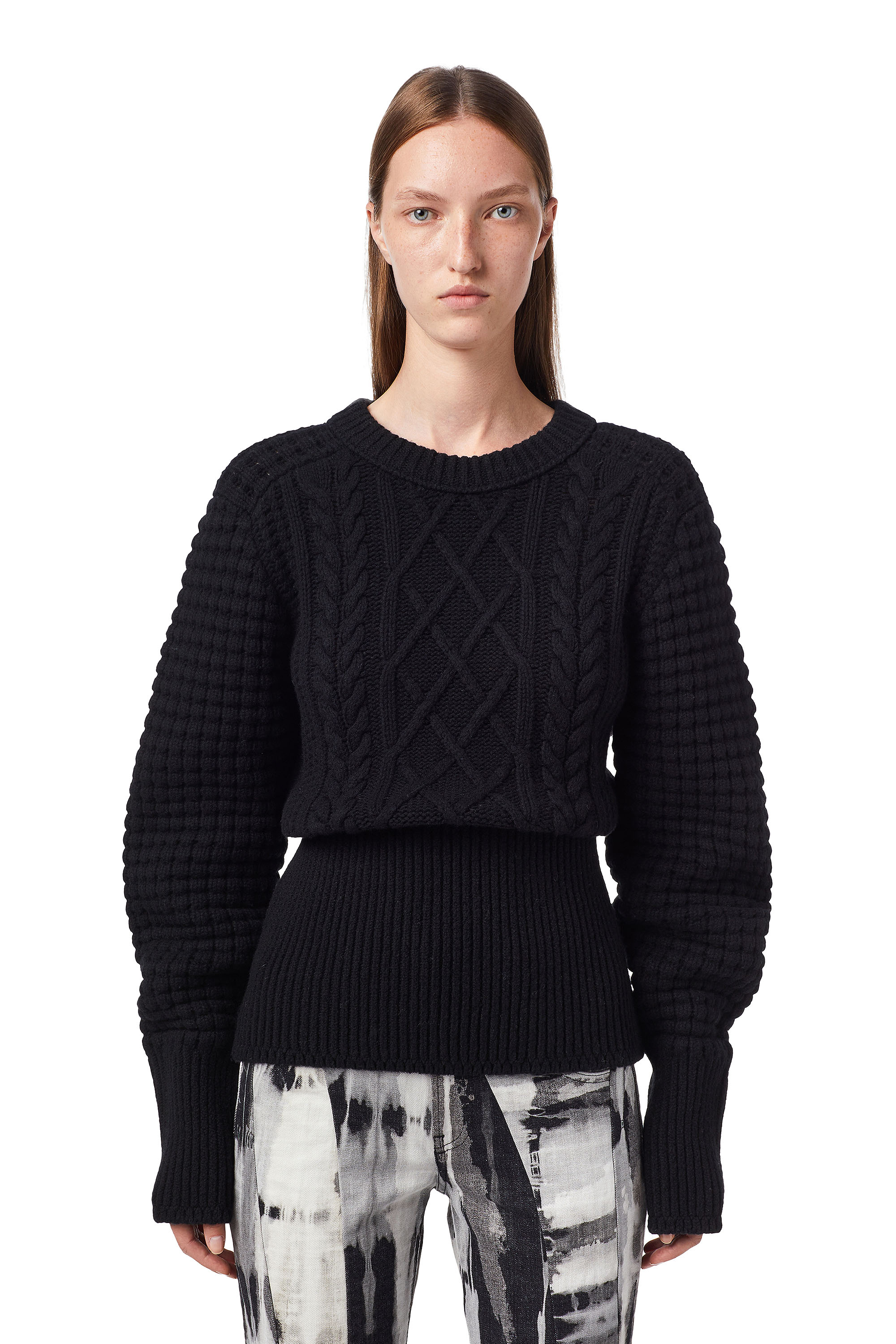 M-YSABELL, Noir - Pull Maille