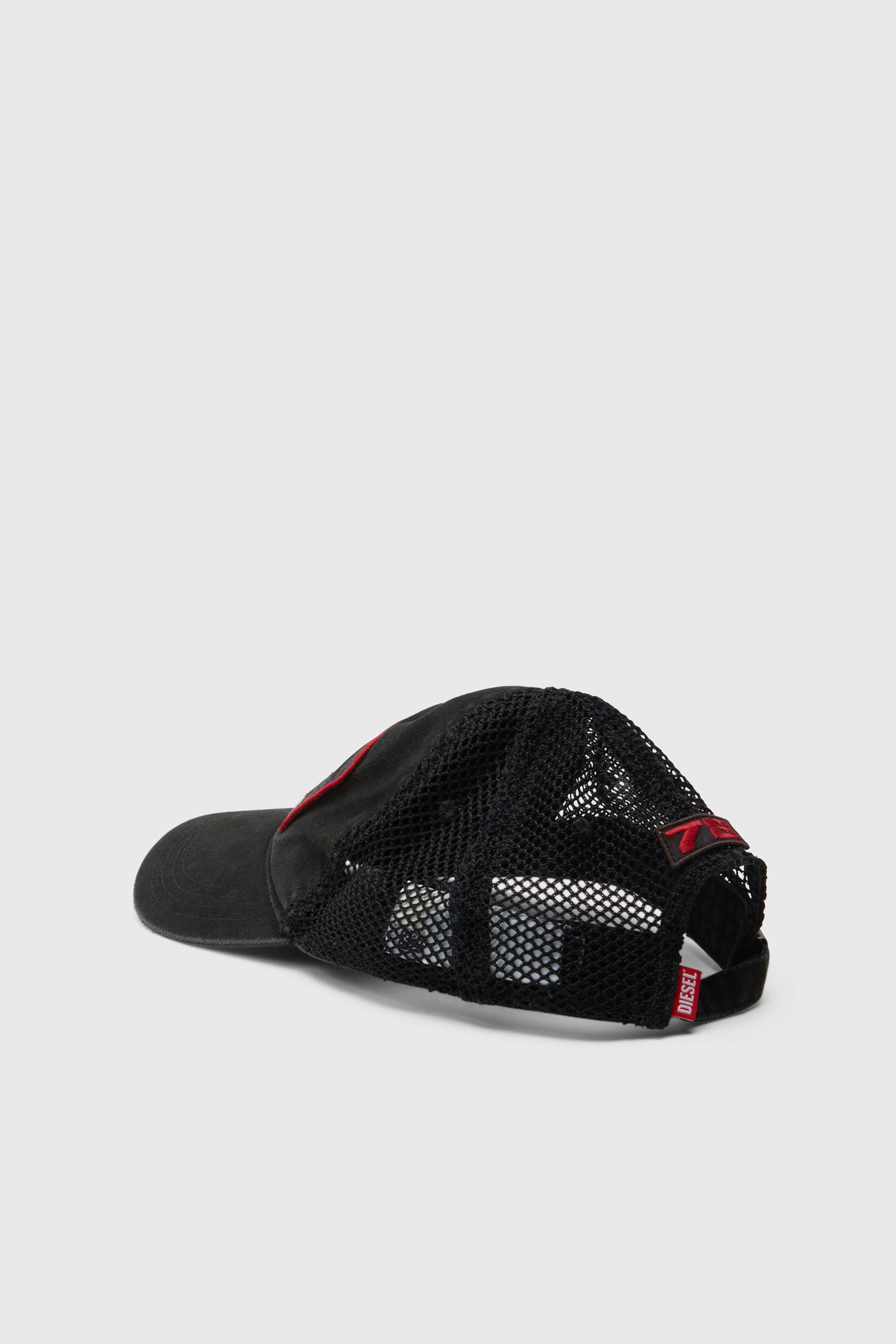 Diesel - C-MESHY, Casquette de baseball avec r&eacute;sille Homme in Noir - 2