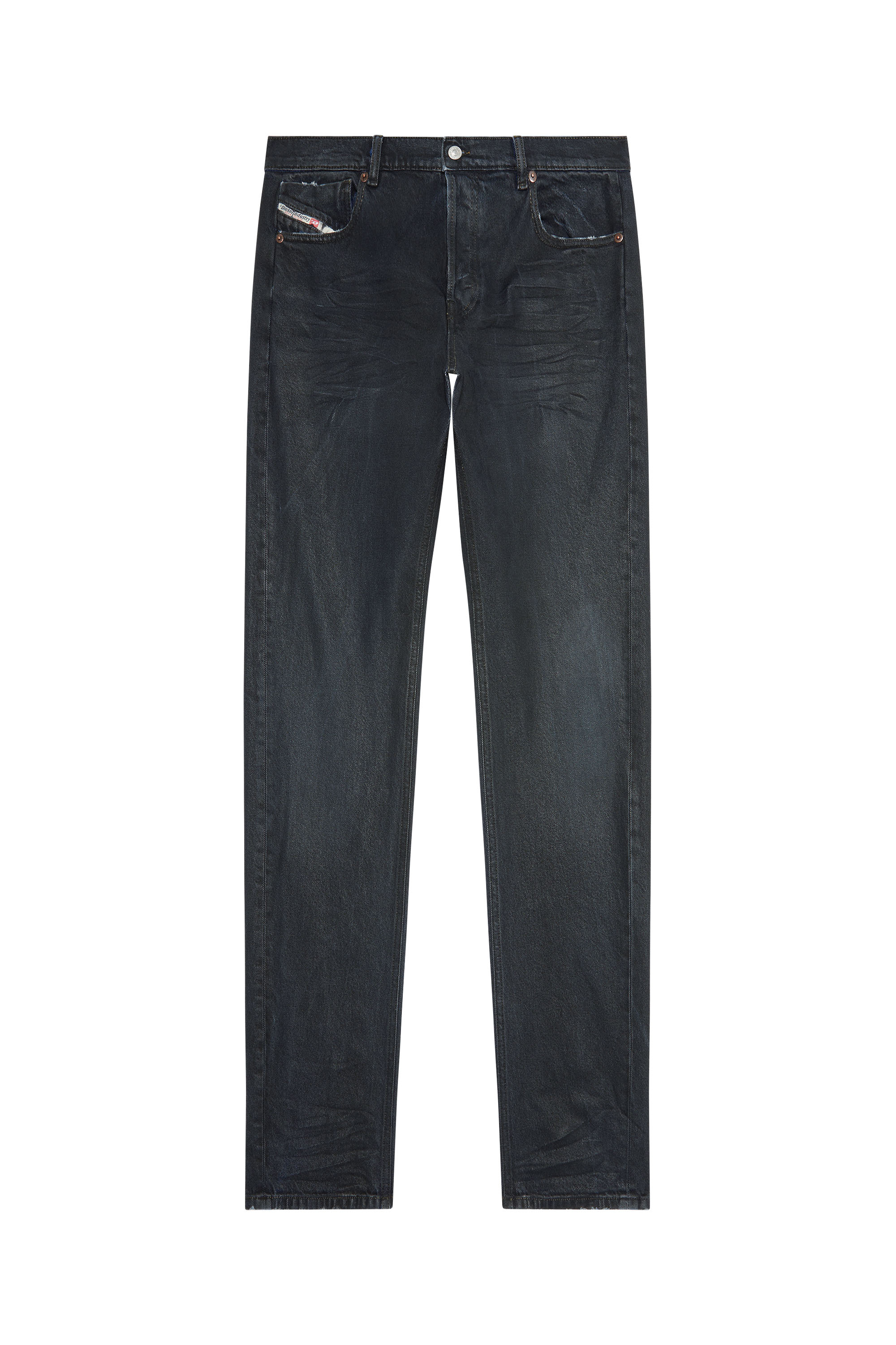 Diesel - Straight Jeans 1995 D-Sark 0HJAU, Noir/Gris foncé - Image 4