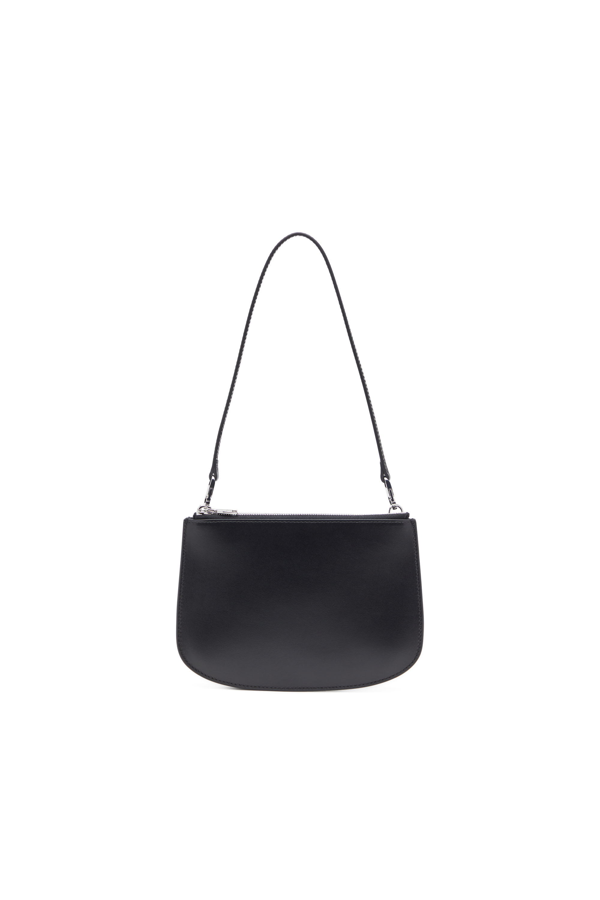 Diesel - 1DR TWIN, 1DR Twin-Sac épaule à deux pochettes en cuir imprimé Femme in Noir - 3