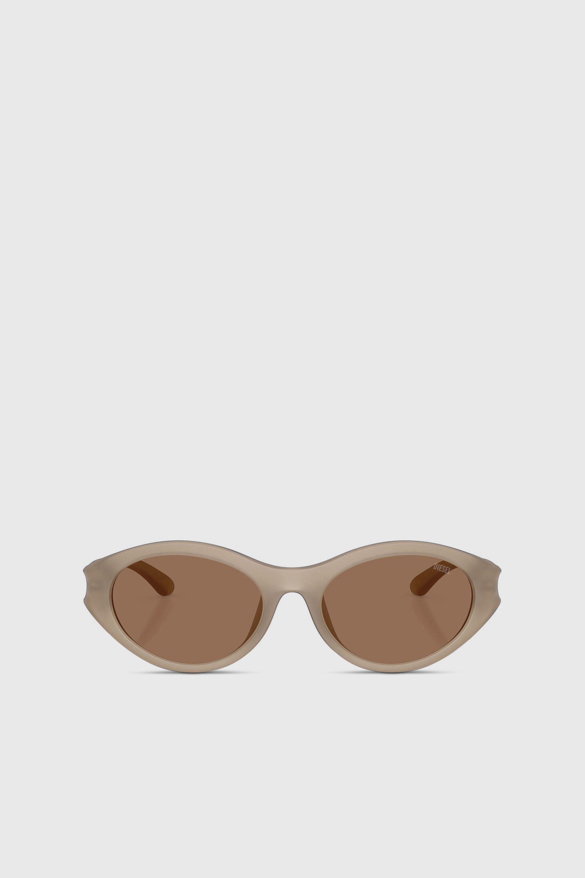 Diesel - 0DL3005U, Lunettes de soleil ovales Mixte in Beige - 1