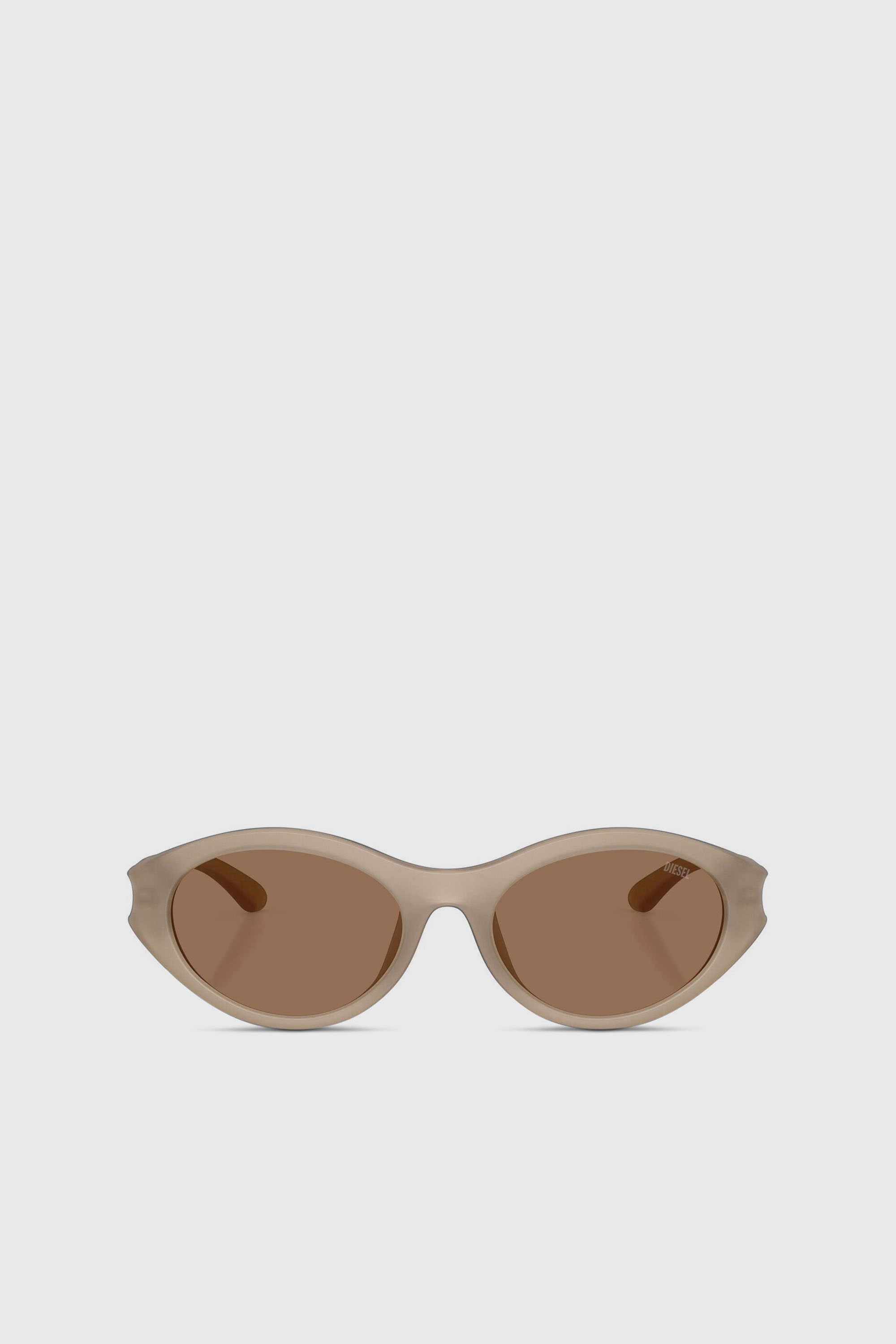 Diesel - 0DL3005U, Lunettes de soleil ovales Mixte in Beige - 1