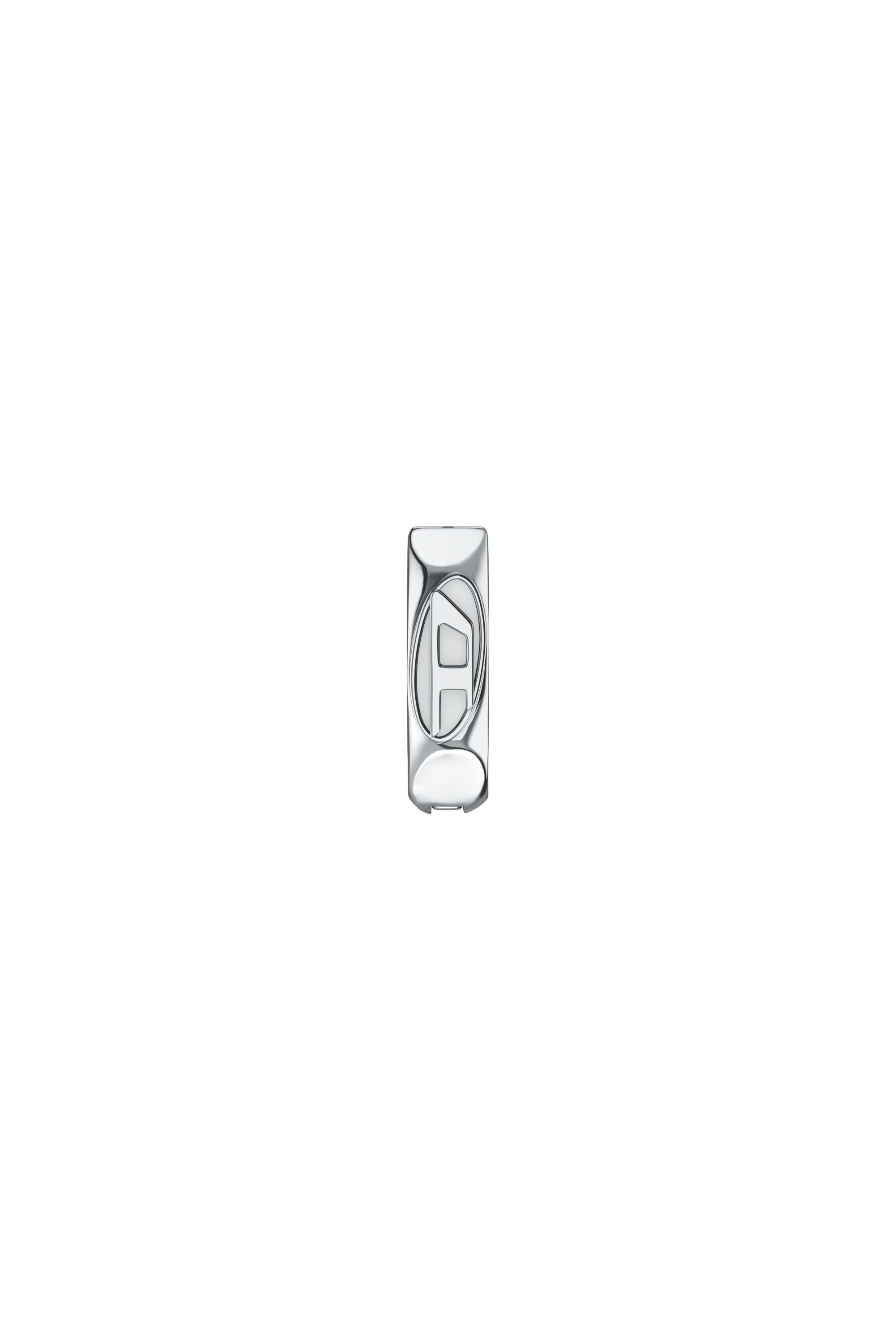 Diesel - DX1692040 JEWELLERY, Cr&eacute;ole en acier inoxydable &agrave; simple anneau Mixte in Gris argent&eacute; - 2