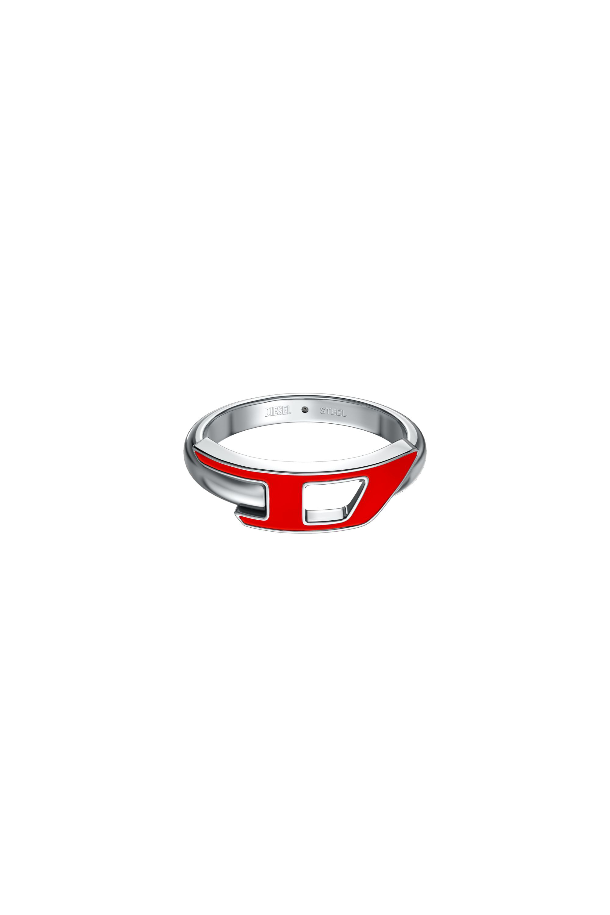 Diesel - DX1688040 JEWELLERY, Bague en acier inoxydable Mixte in Gris argent&eacute; - 2