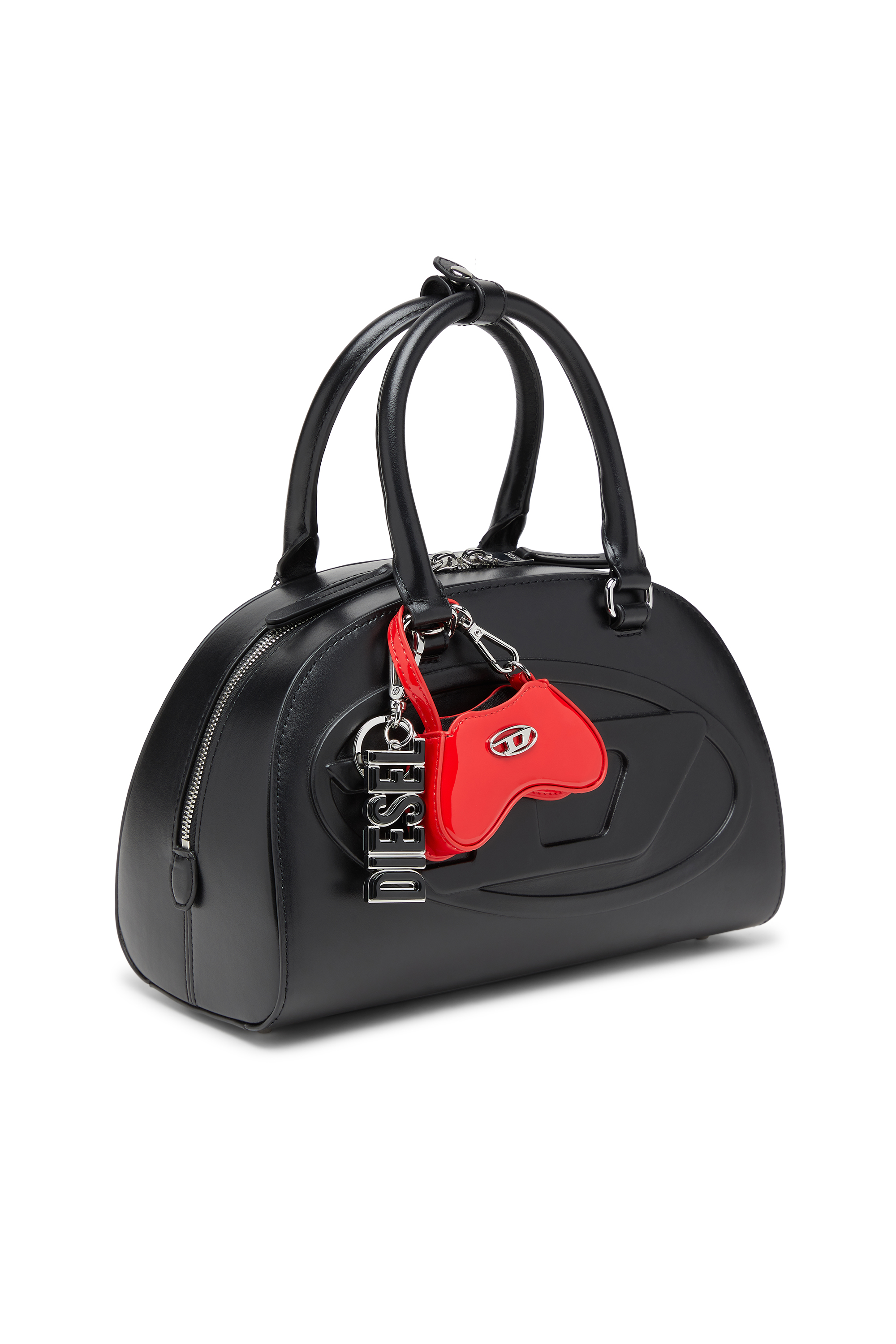 Diesel - DSL 3D KEY RING, Porte-clés DIESEL en métal et résine Homme in Noir - 4
