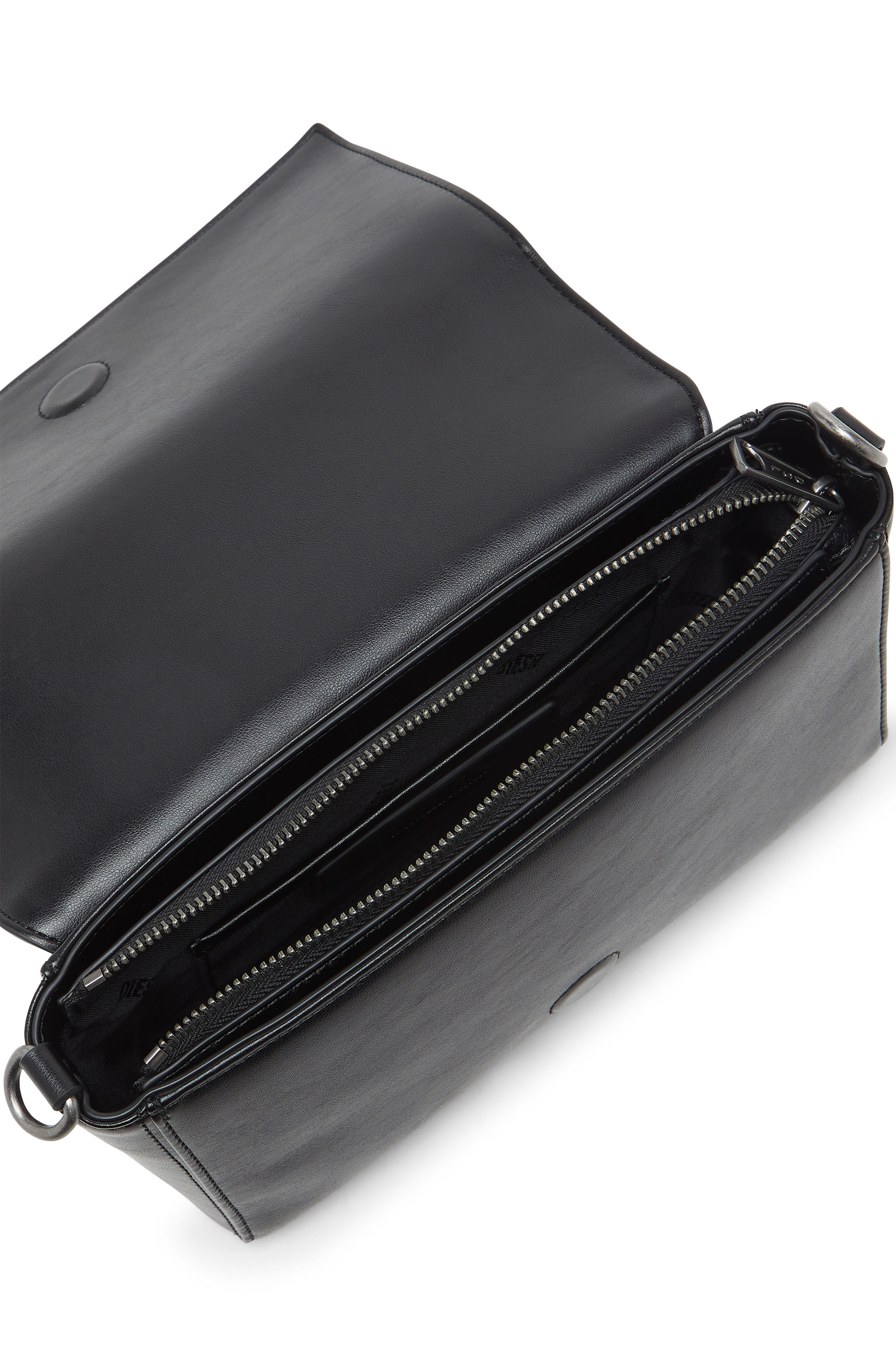 Diesel - DSL 3D CAMERA BAG X, Dsl 3D - Sac en PU avec logo embossé Mixte in Noir - 3