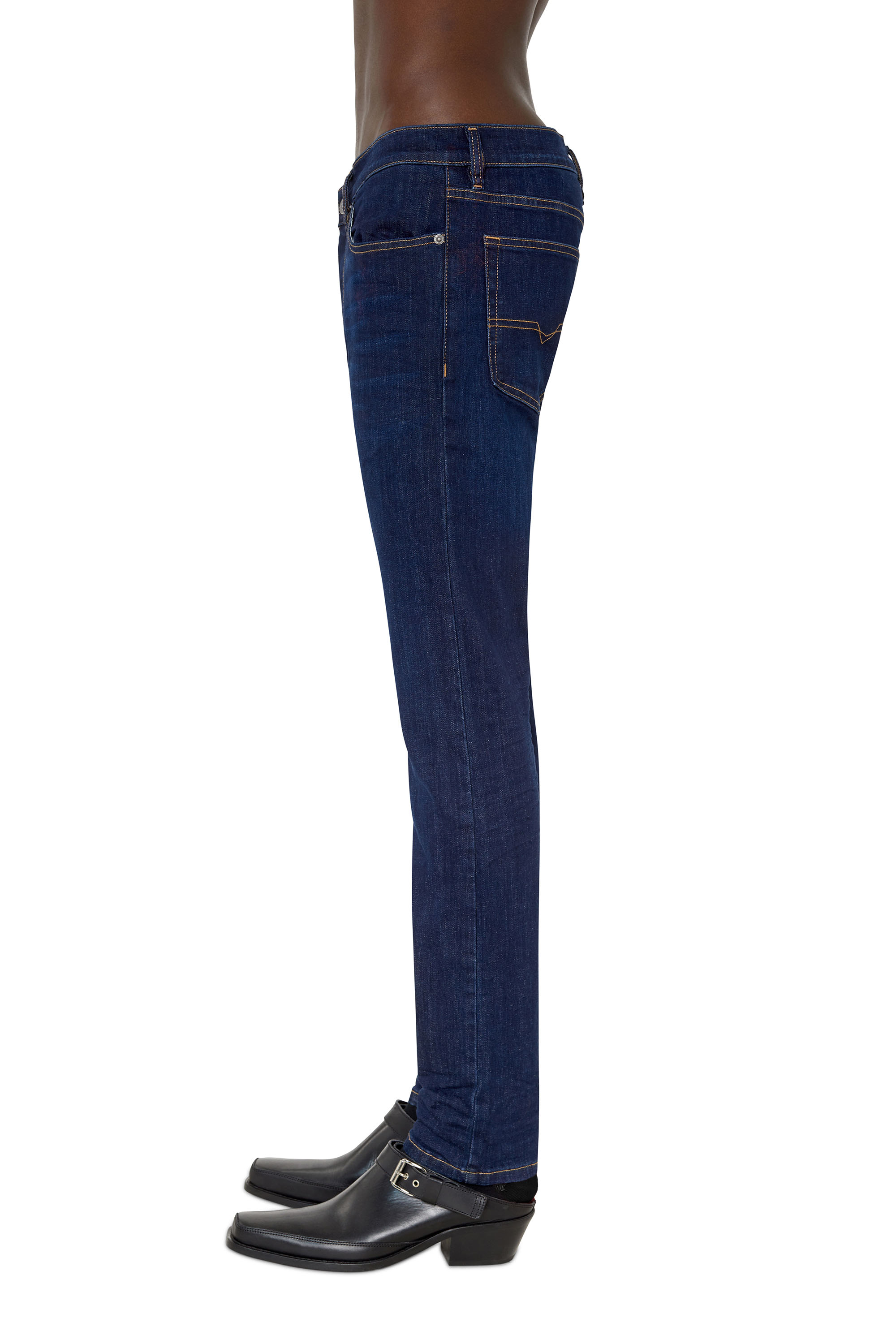 Diesel - Slim Jeans D-Luster 0IHAQ, Bleu Foncé - Image 5
