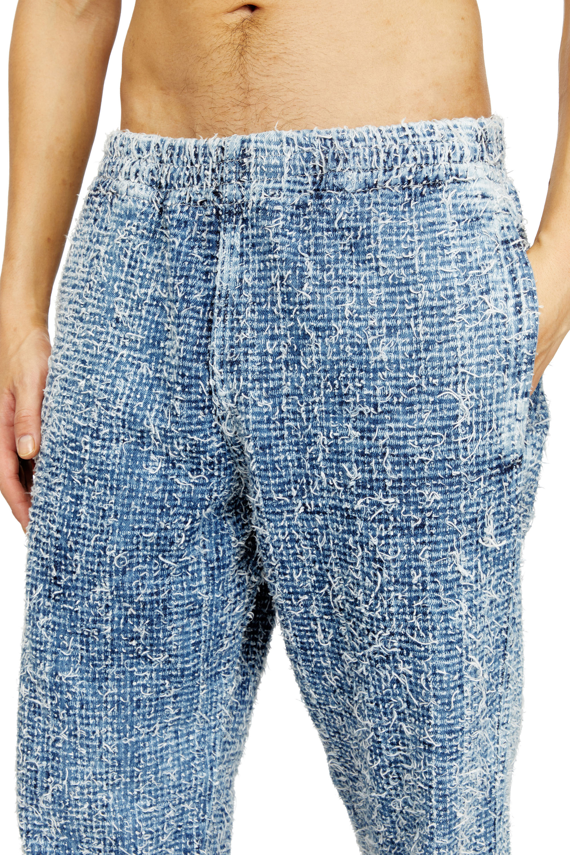Diesel - Slim Jeans D-Labb 0ADCI Mixte, Bleu Clair - Image 4