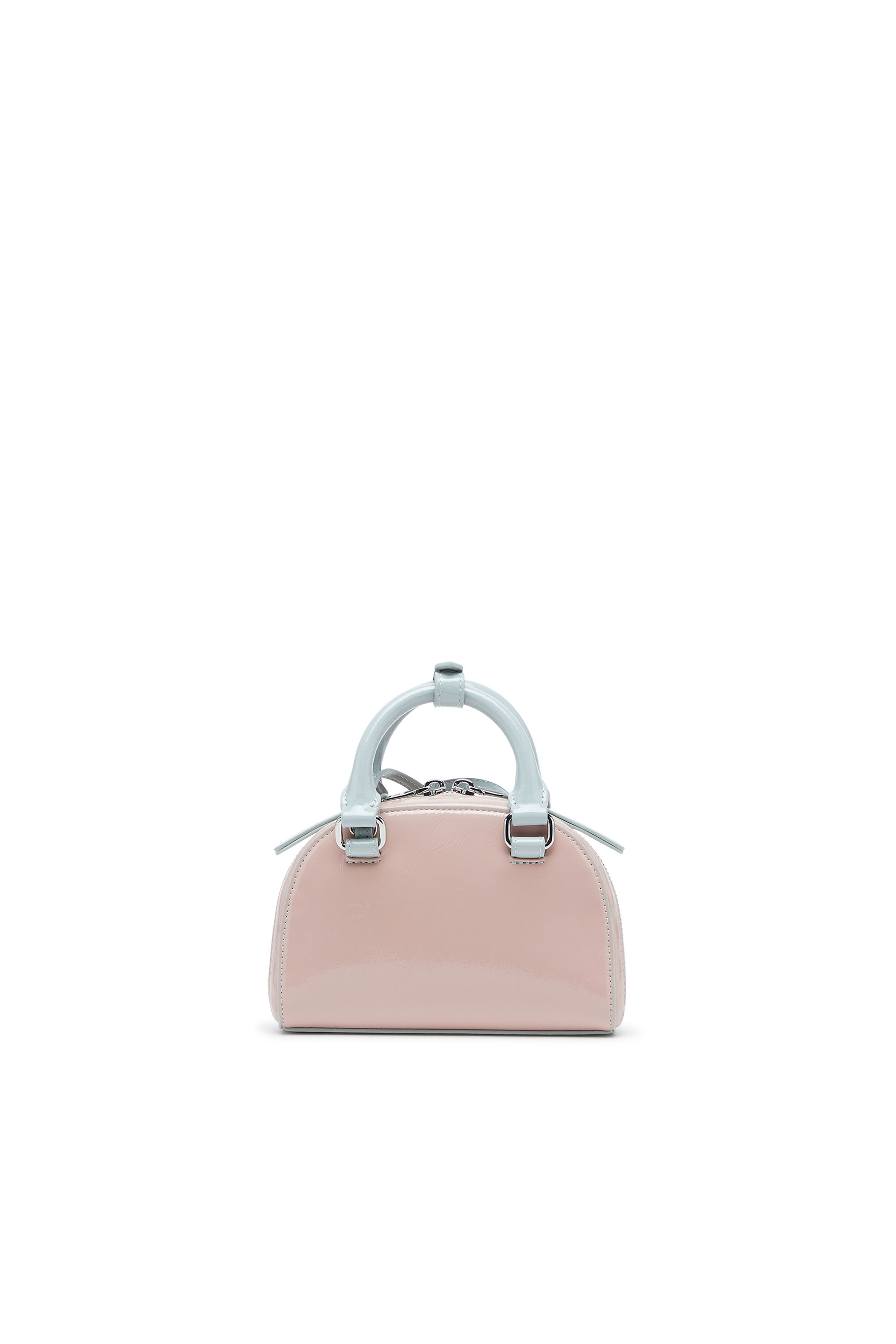 Diesel - 1DR DOME CROSSBODY XS, 1DR Dome-Sac bandoulière mini avec effet naplak Femme in Rose - 2