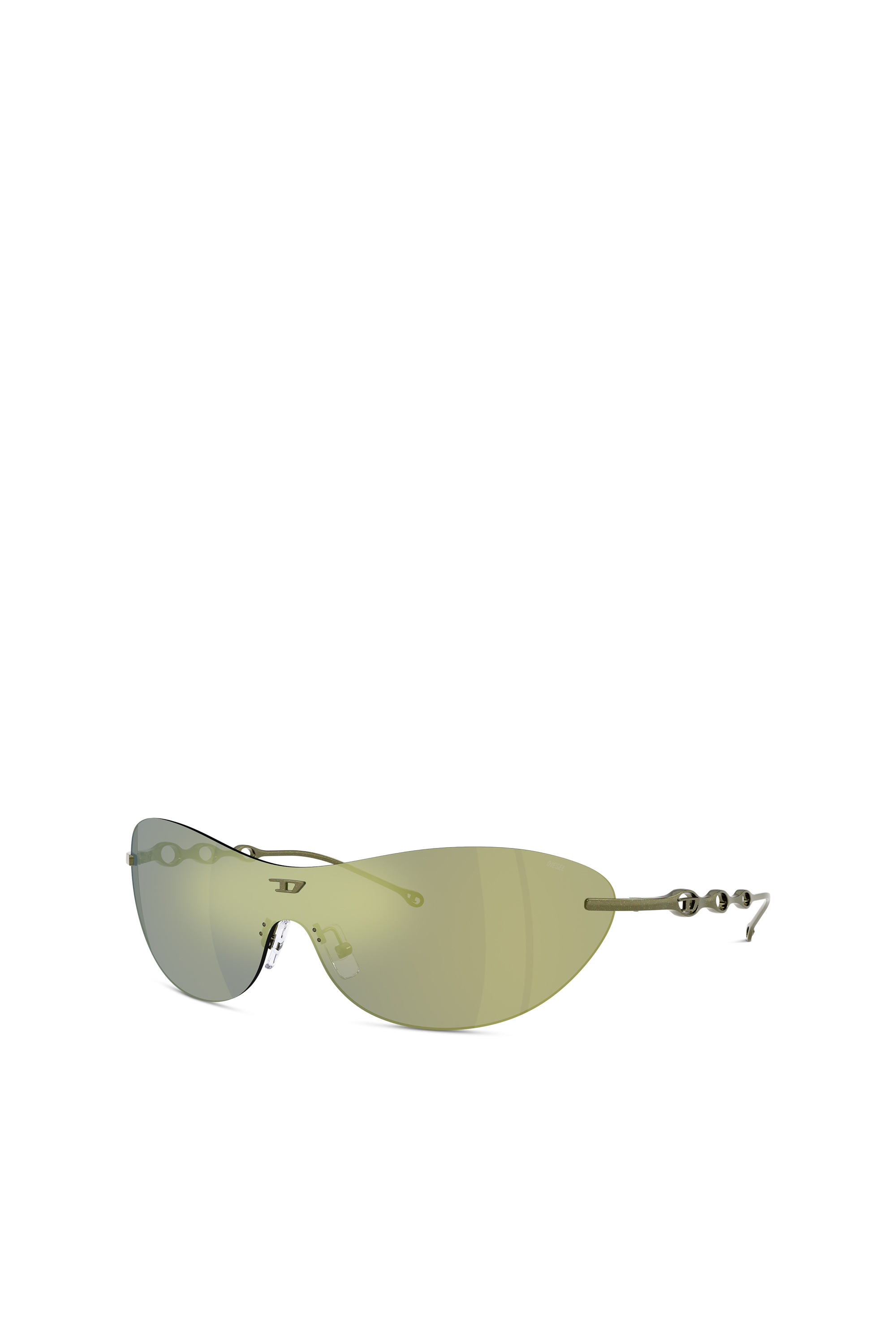 Diesel - 0DL1006, Lunettes de soleil ovales Mixte in Vert - 4