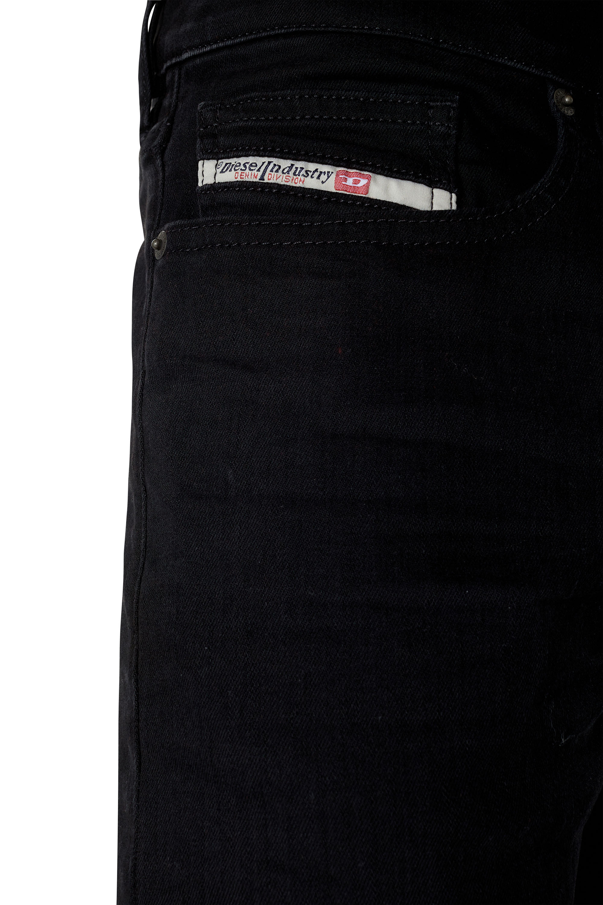 Diesel - D-Luster 0ELAY Slim Jeans, Noir/Gris foncé - Image 3
