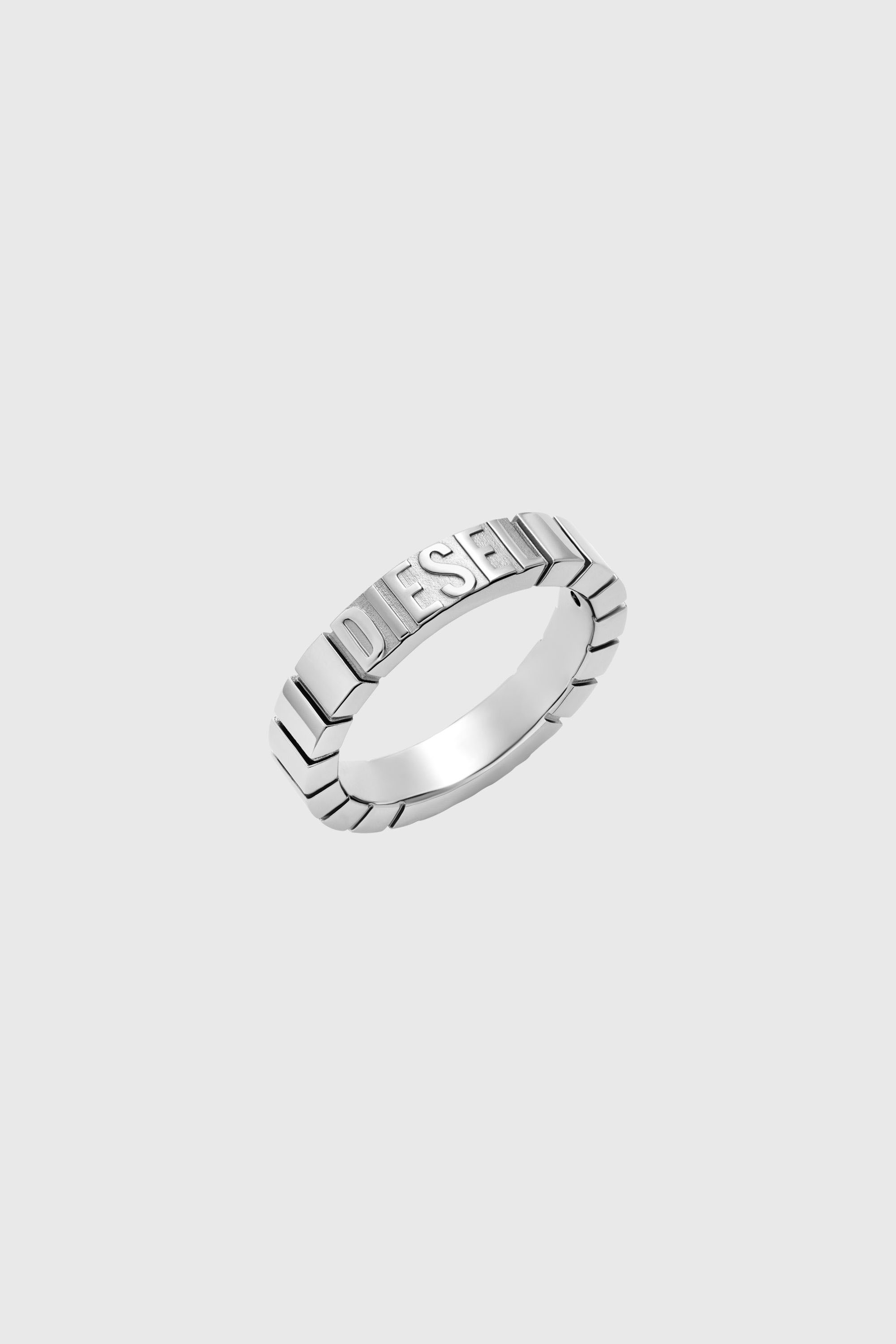 Diesel - DX1591040 JEWEL, Bague en acier inoxydable Mixte in Gris argent&eacute; - 1