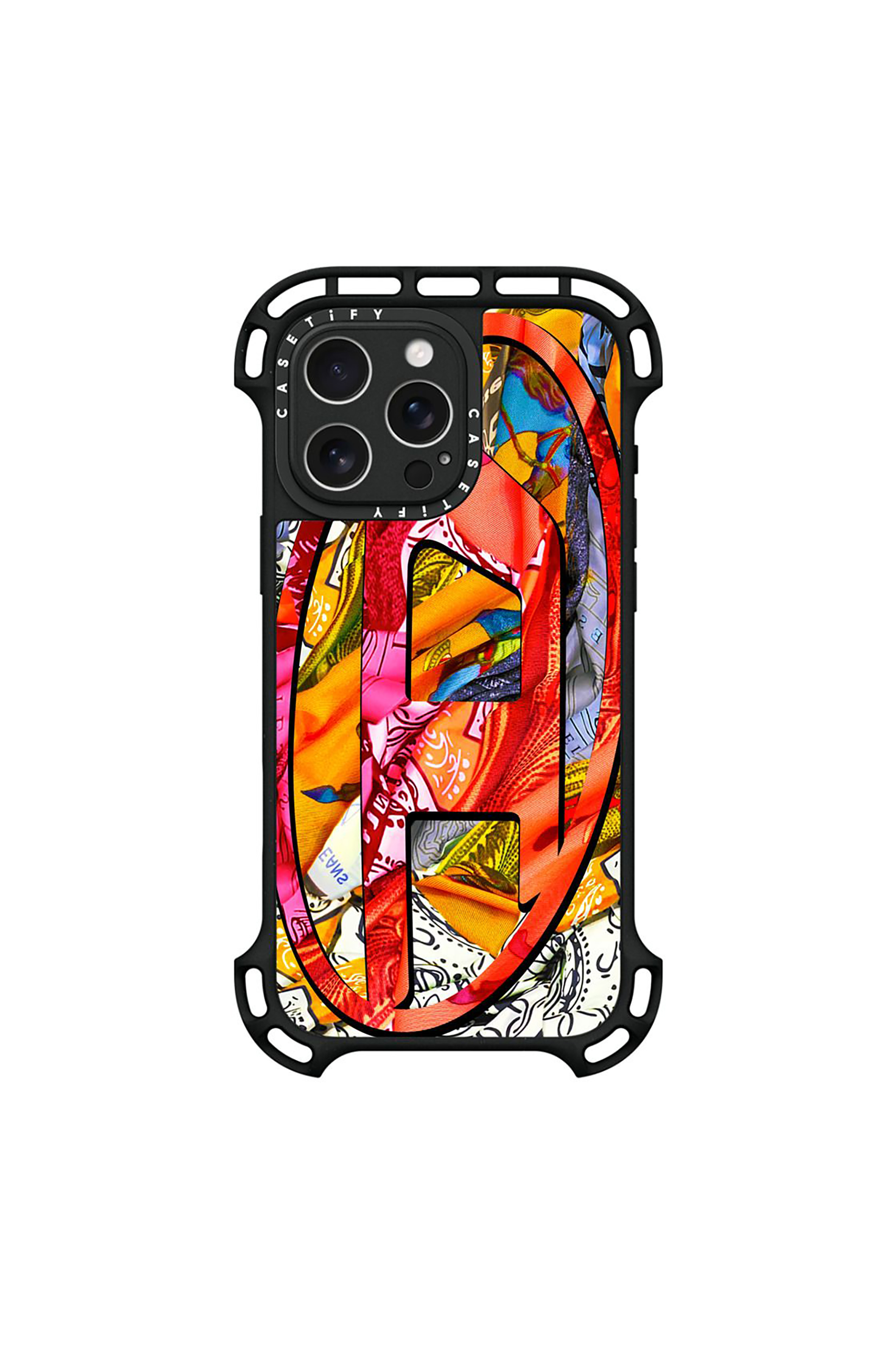 Diesel - 60295 CASETIFY MOULDED CASE, Coque Bandana iPhone 16 Pro Max Mixte in Polychrome - 1