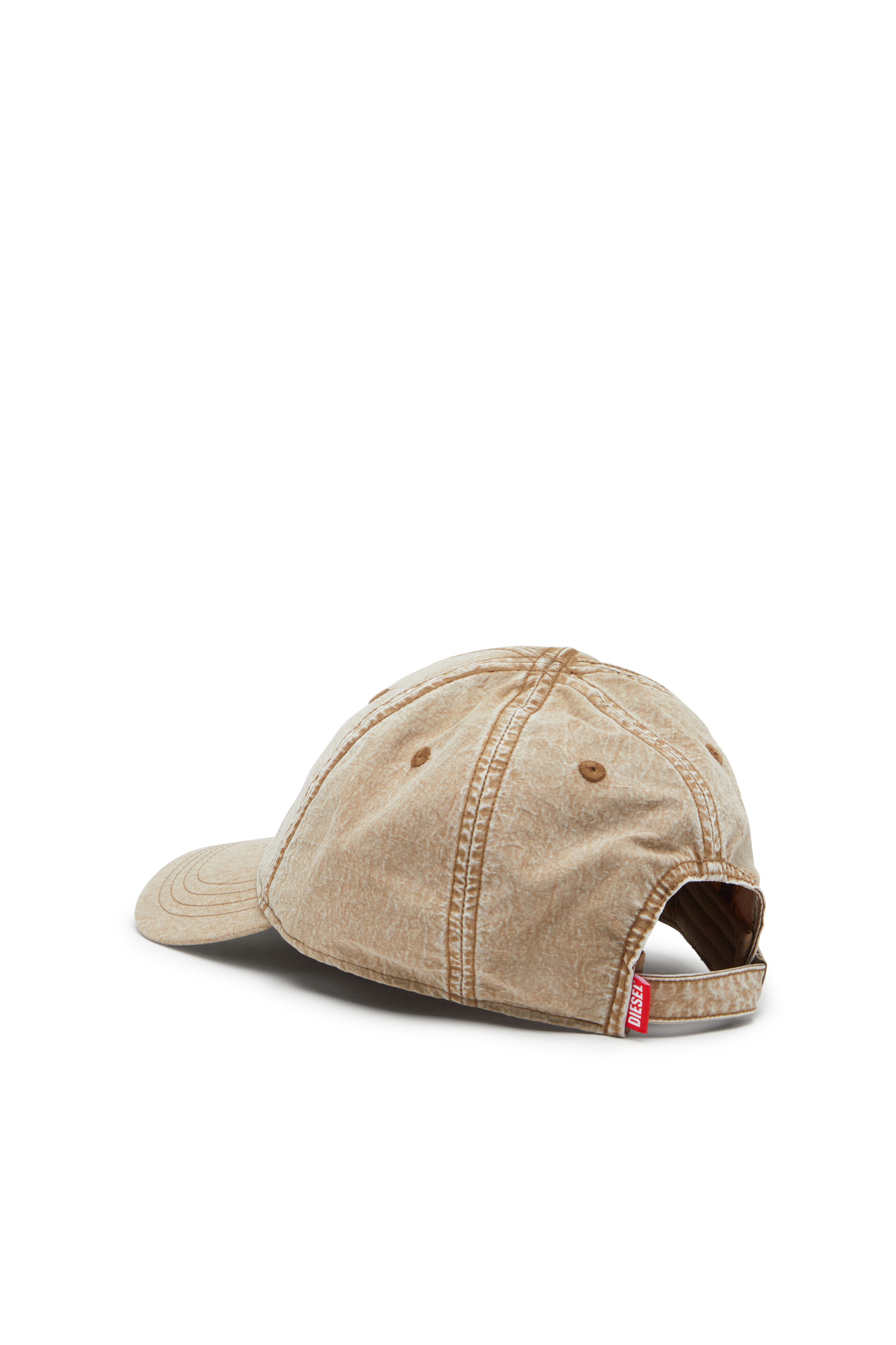 Diesel - C-NYLOFF, Casquette de baseball avec logo Oval D brodé Homme in Marron - 2