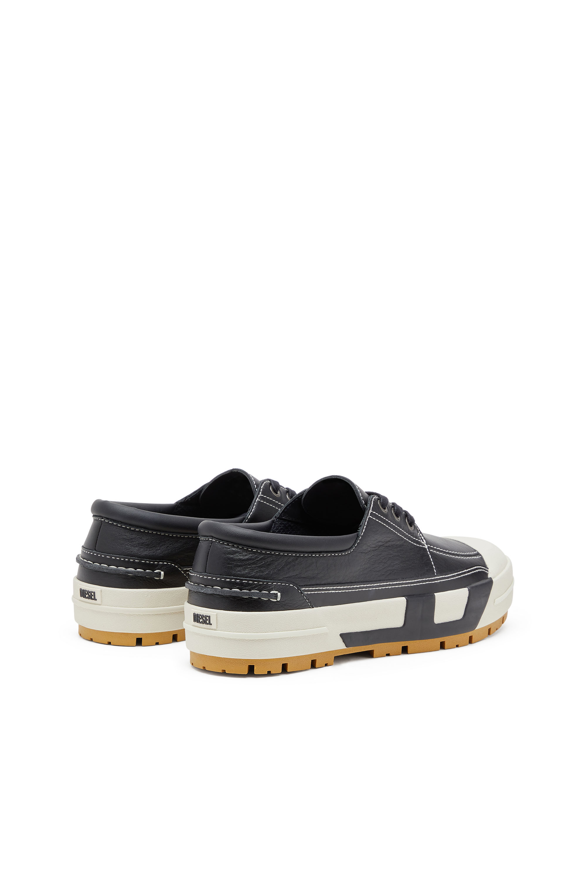 Diesel - S-D-VERSE MOCASSIN, S-D-Verse - Mocassin hybride en cuir Homme in Noir - 3