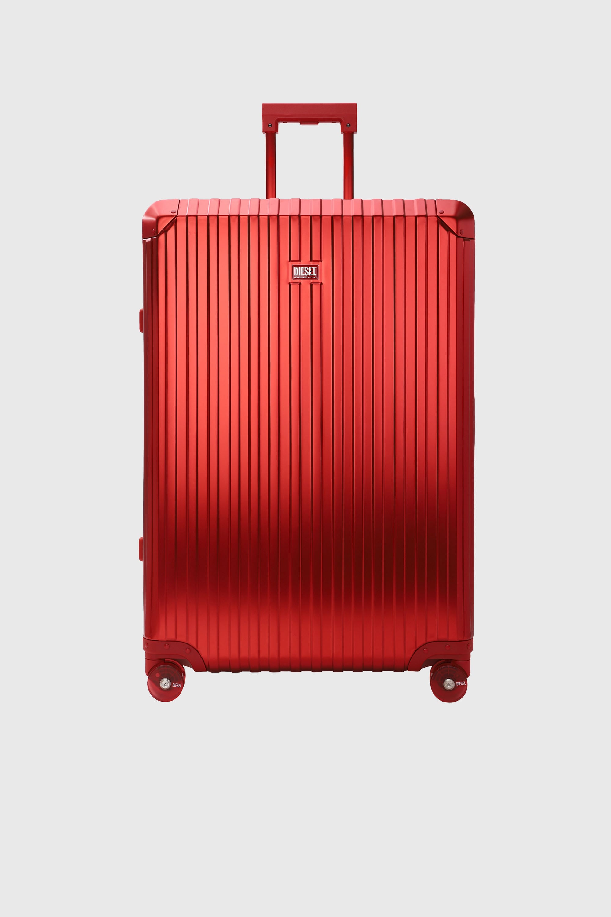 Diesel - DIESEL ALUMINUM TROLLEY- DSL002, Valise en aluminium taille L Mixte in Rouge - 1