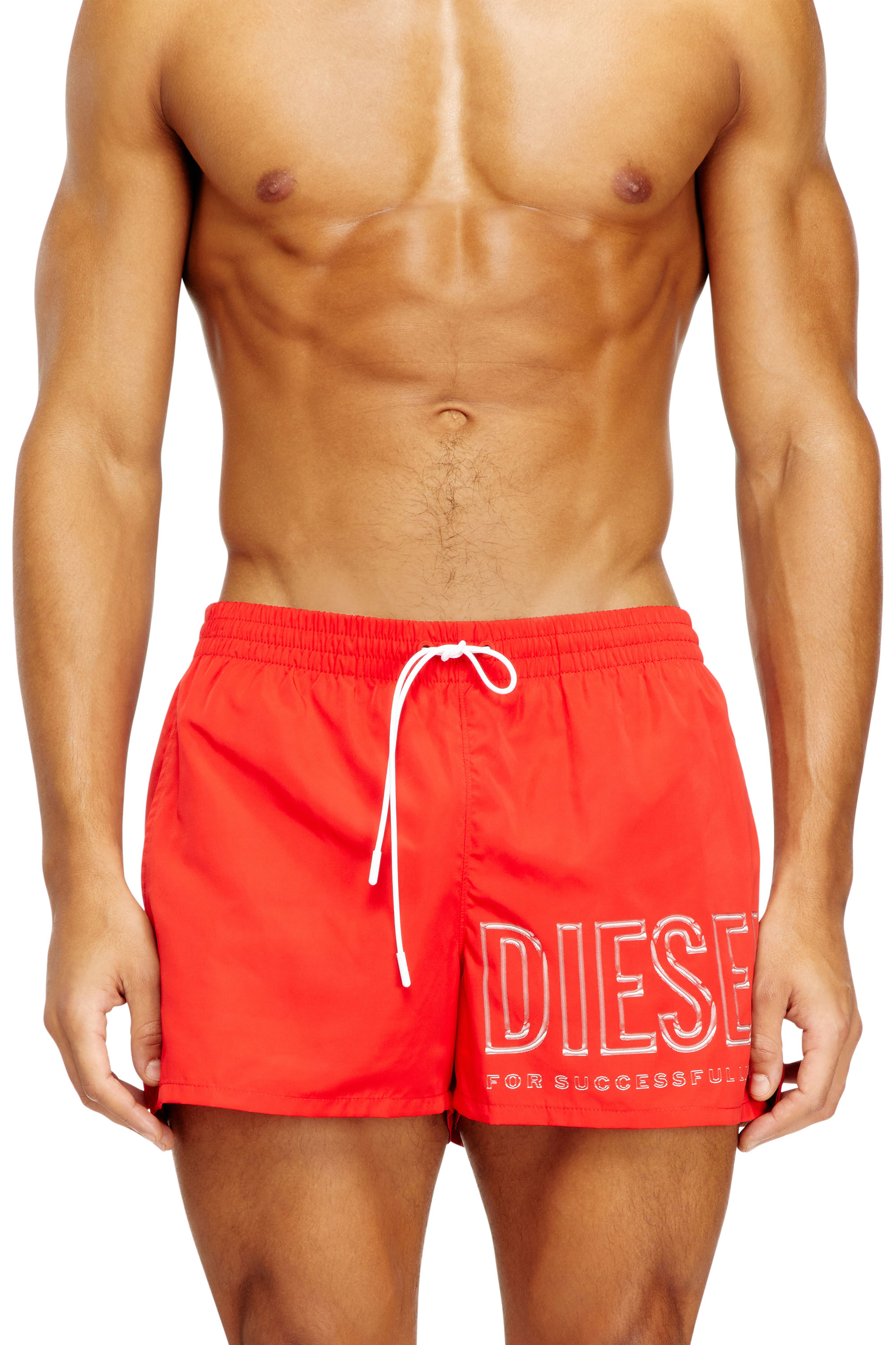 Diesel - OLYMPIC-34-D-CORE, Short de bain à demi-longueur avec logo en contour Homme in ToBeDefined - 2