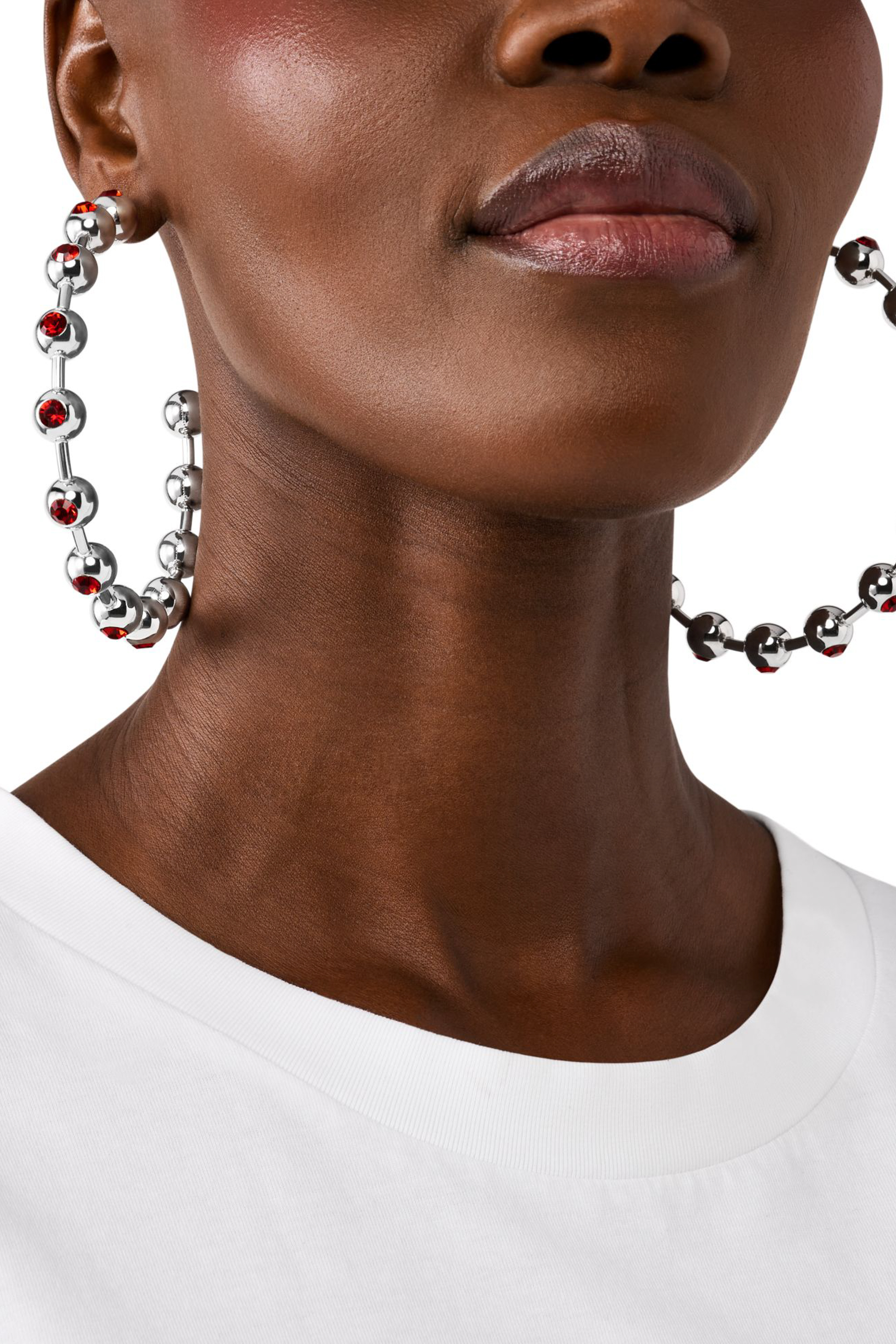 Diesel - DX1560040 JEWEL, Boucles d'oreilles créoles en acier inoxydable Mixte in Gris argenté - 4