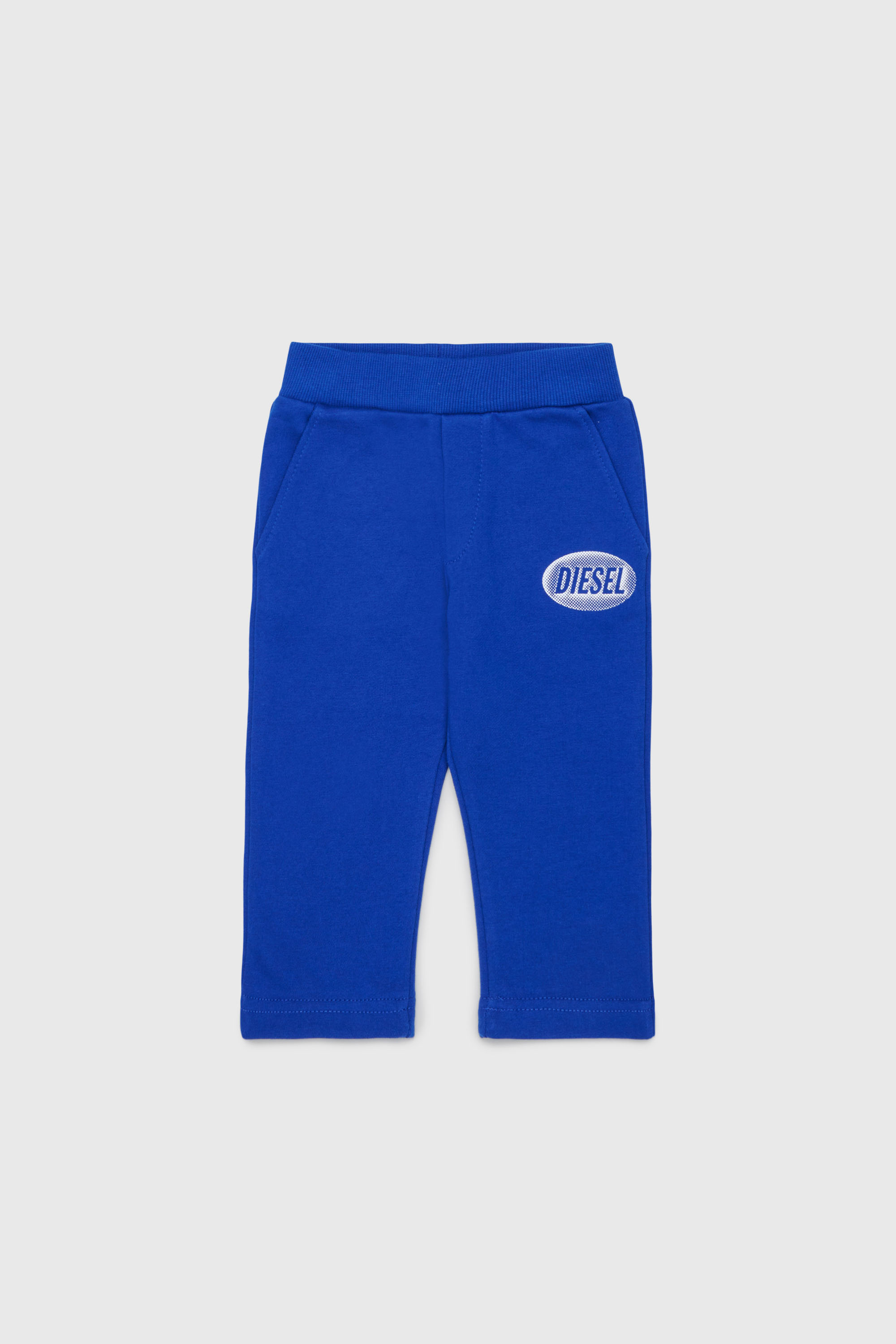 Diesel - PDSELB, Pantalon de surv&ecirc;tement en coton avec logo imprim&eacute; Mixte in Bleu - 1
