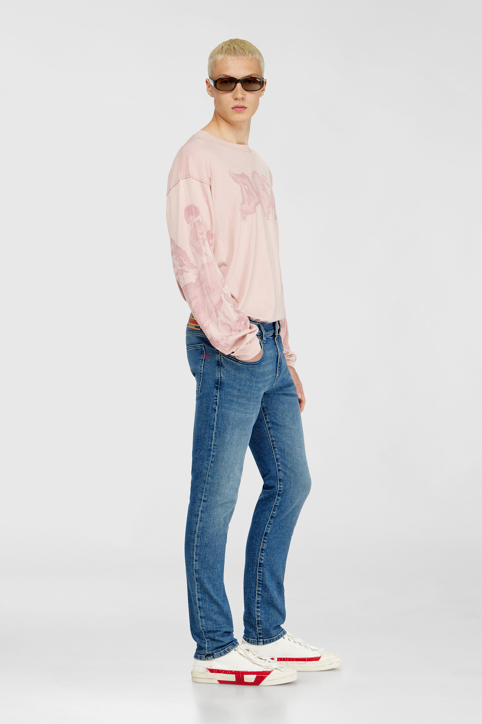 Jeans Slim Taille Moyenne 2019 D-Strukt