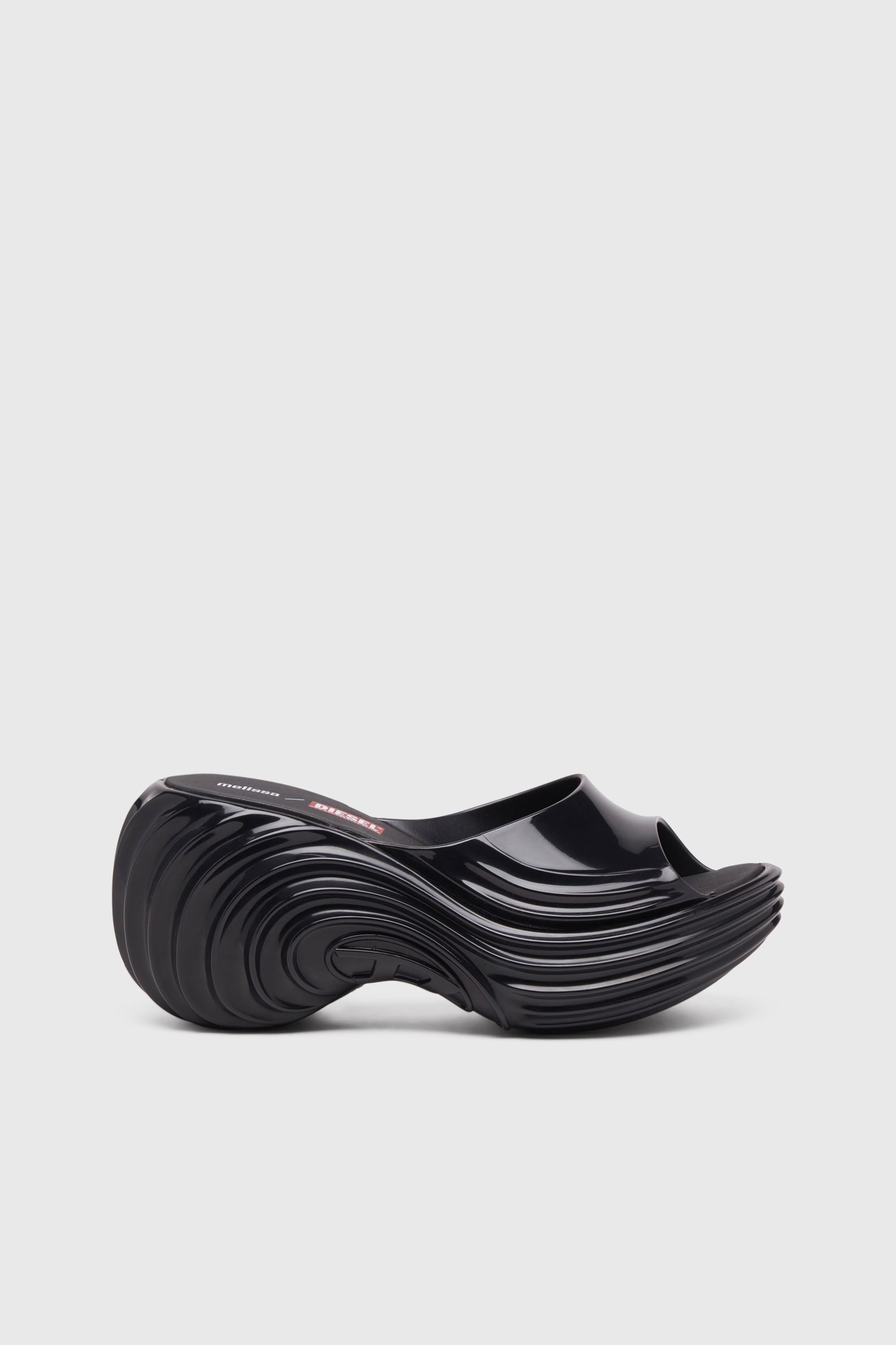Diesel - MELISSA QUANTUM PLATFORM, Mule &agrave; plateforme en Melflex&reg; Femme in Noir - 2