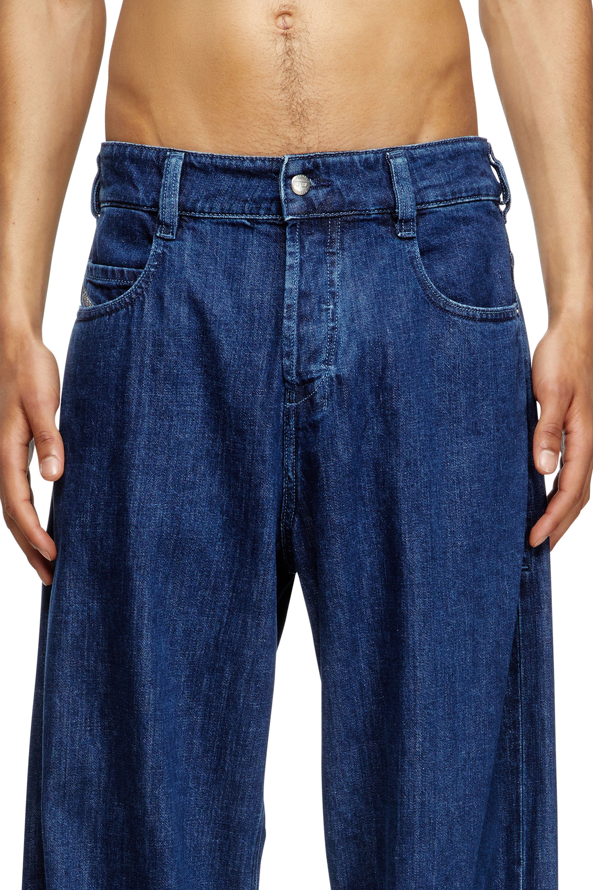 Diesel - Relaxed Jeans 1997 D-Enim 0DBDX Mixte, Bleu Foncé - Image 5