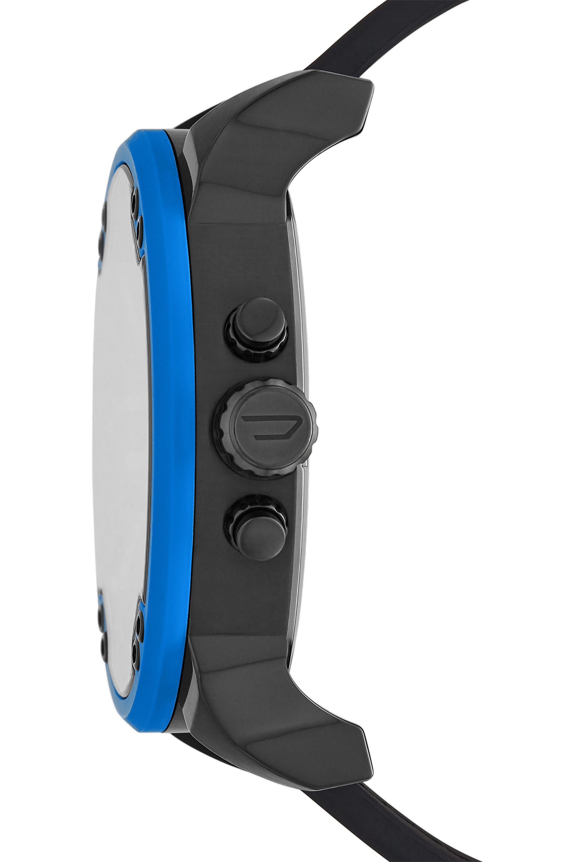 Diesel - DZ7434, Montre Mr.&nbsp;Daddy&nbsp;2.0 chronographe en nylon et silicone bleu Homme in Polychrome - 3