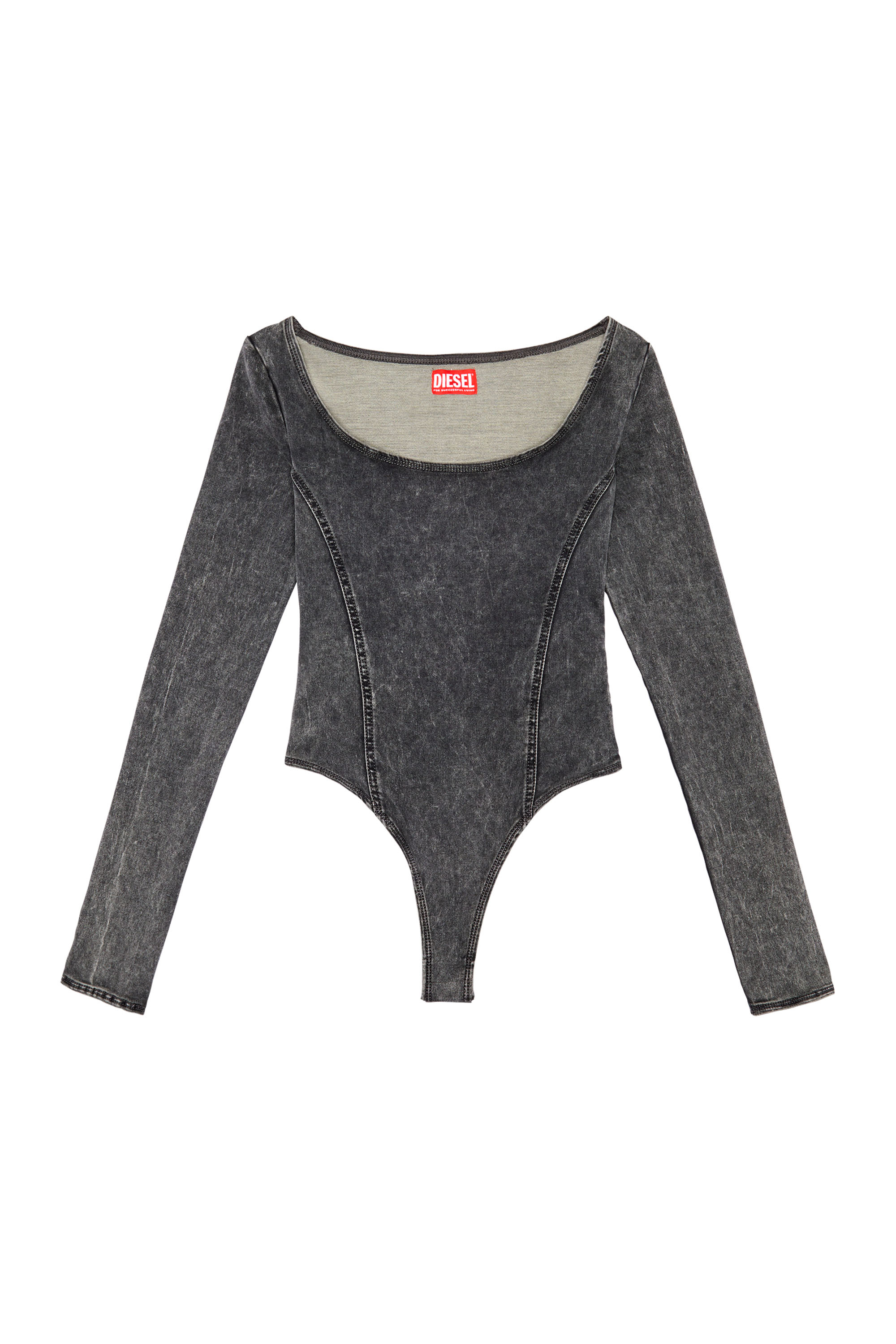 Diesel - D-CHO TRACK DENIM BODYSUIT, Bleu Foncé - Image 3
