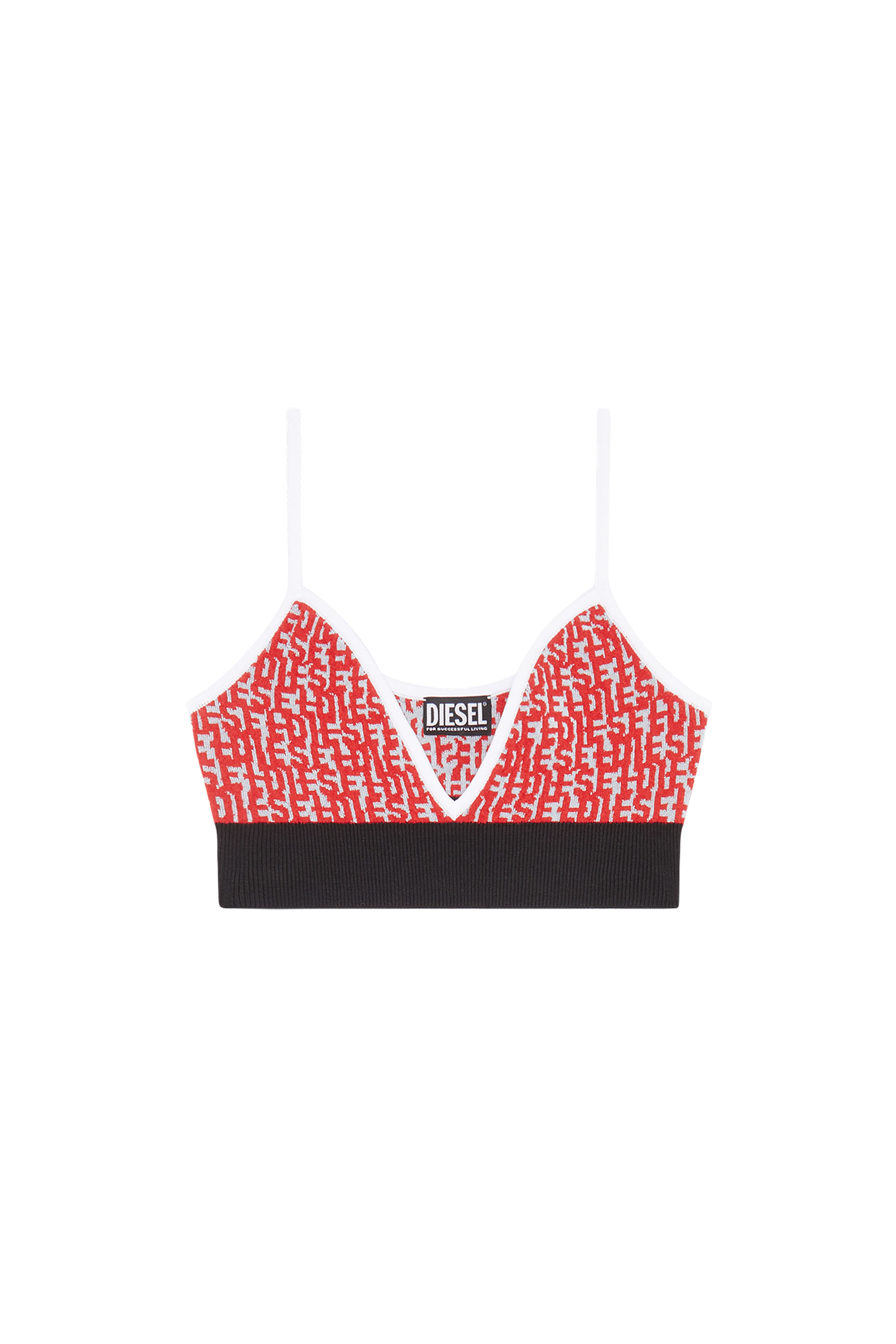 Diesel - M-ATHILDE-TOP, Noir/Rouge - Image 3