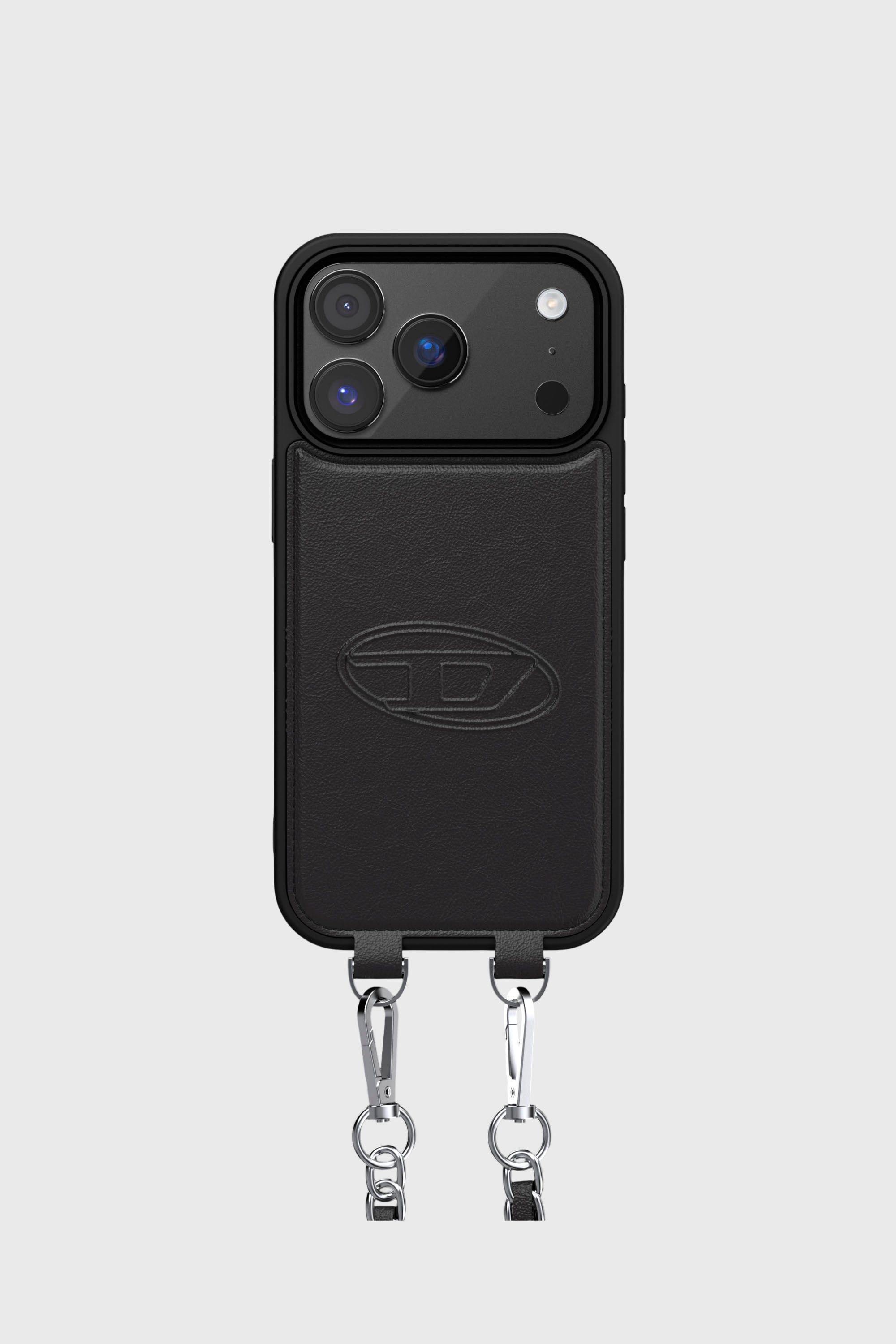 Diesel - 60662 MOULDED CASE, Coque Oval D avec dragonne et MagSafe pour iPhone 17 Pro Mixte in Noir - 2