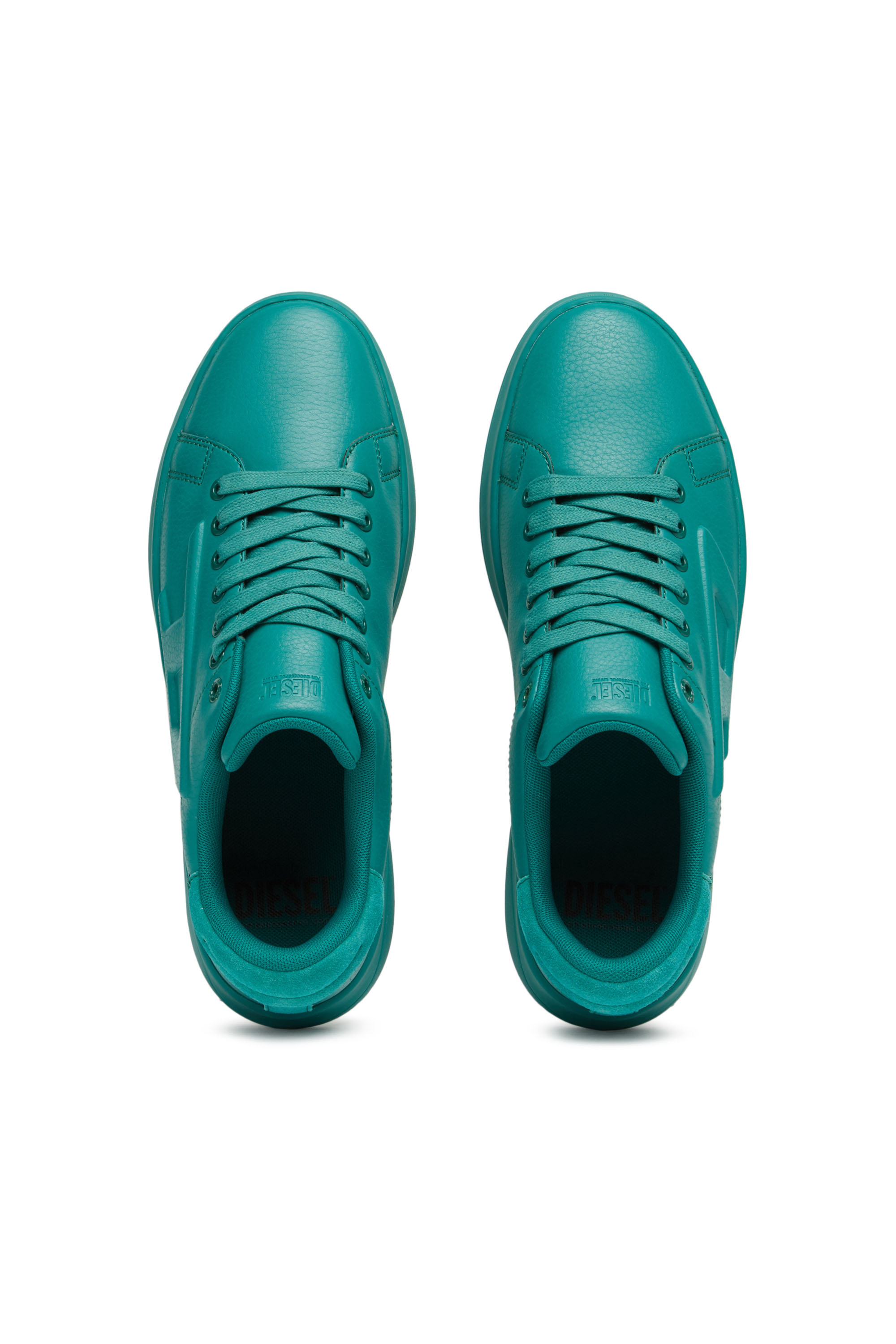 Diesel - S-ATHENE LOW, S-Athene Low-Sneakers avec logo D emboss&eacute; Homme in Vert - 4