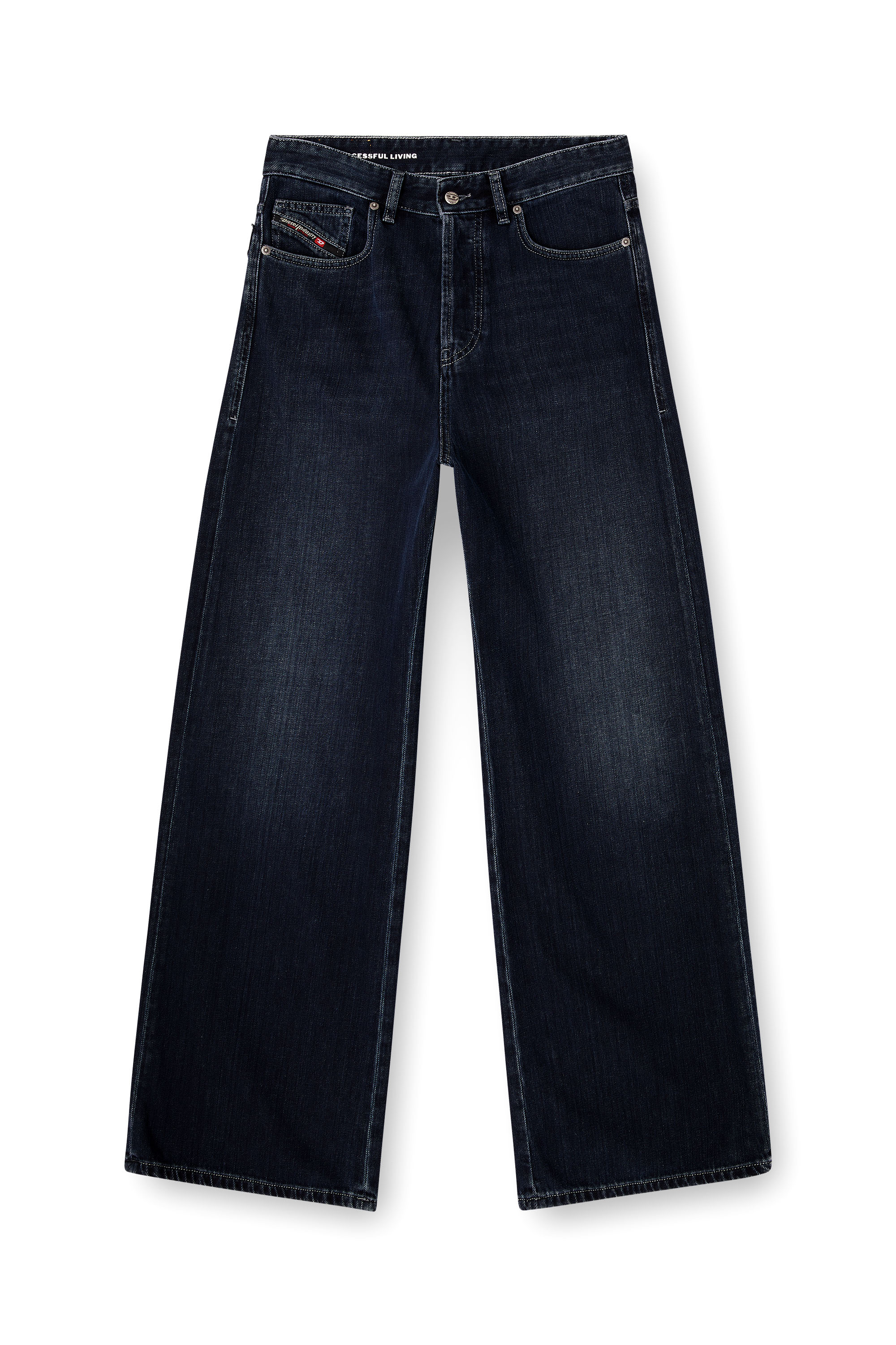 Diesel - Relaxed Jeans 1996 D-Sire 09Q19 Femme, Bleu Foncé - Image 3