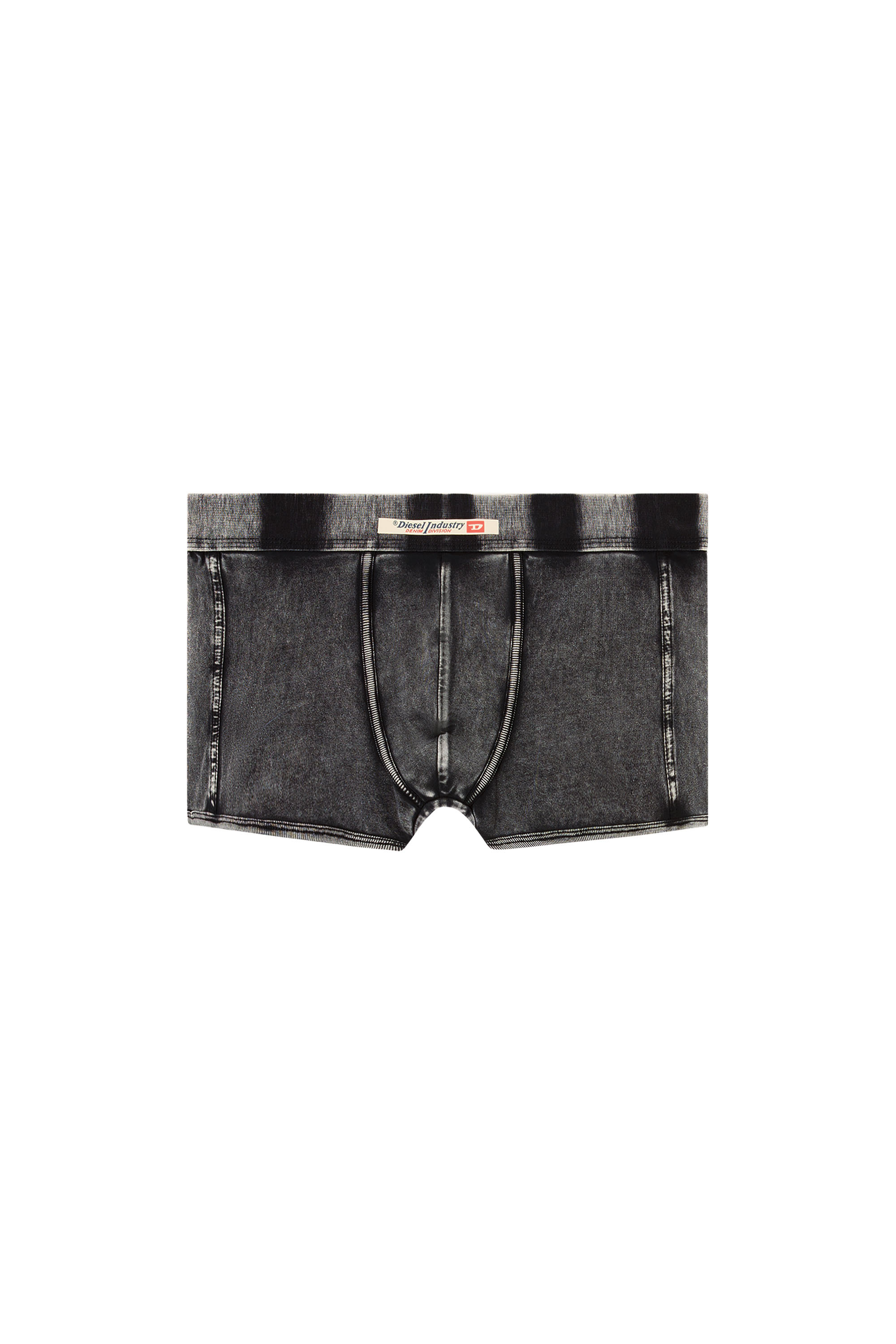 Diesel - DAMIEN-DNM, Boxer effet denim Homme in Noir - 2