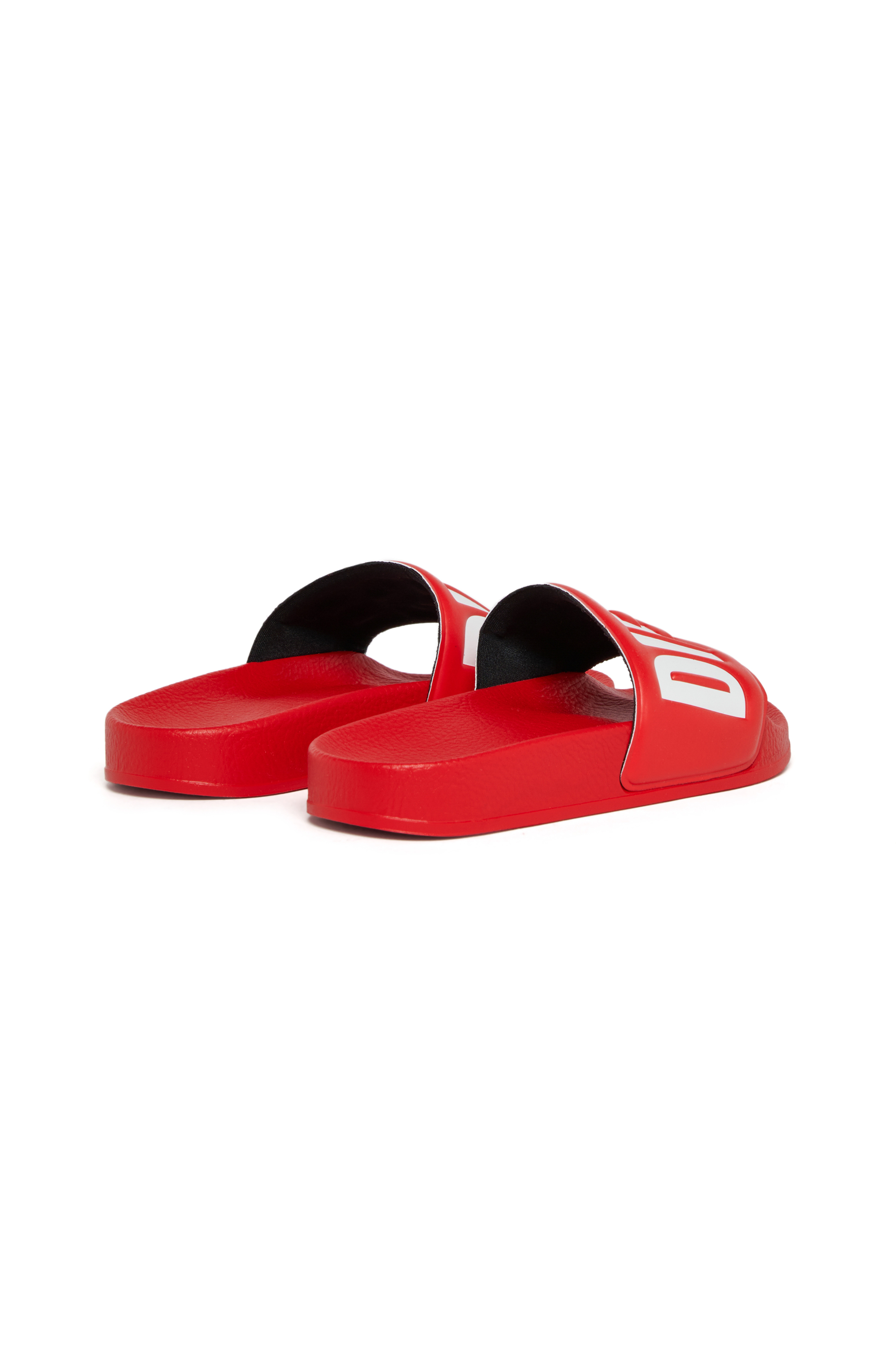 Diesel - SA-BWBISQOF, SA-BWBISQOF-Sliders avec logo emboss&eacute; Mixte in Rouge - 3