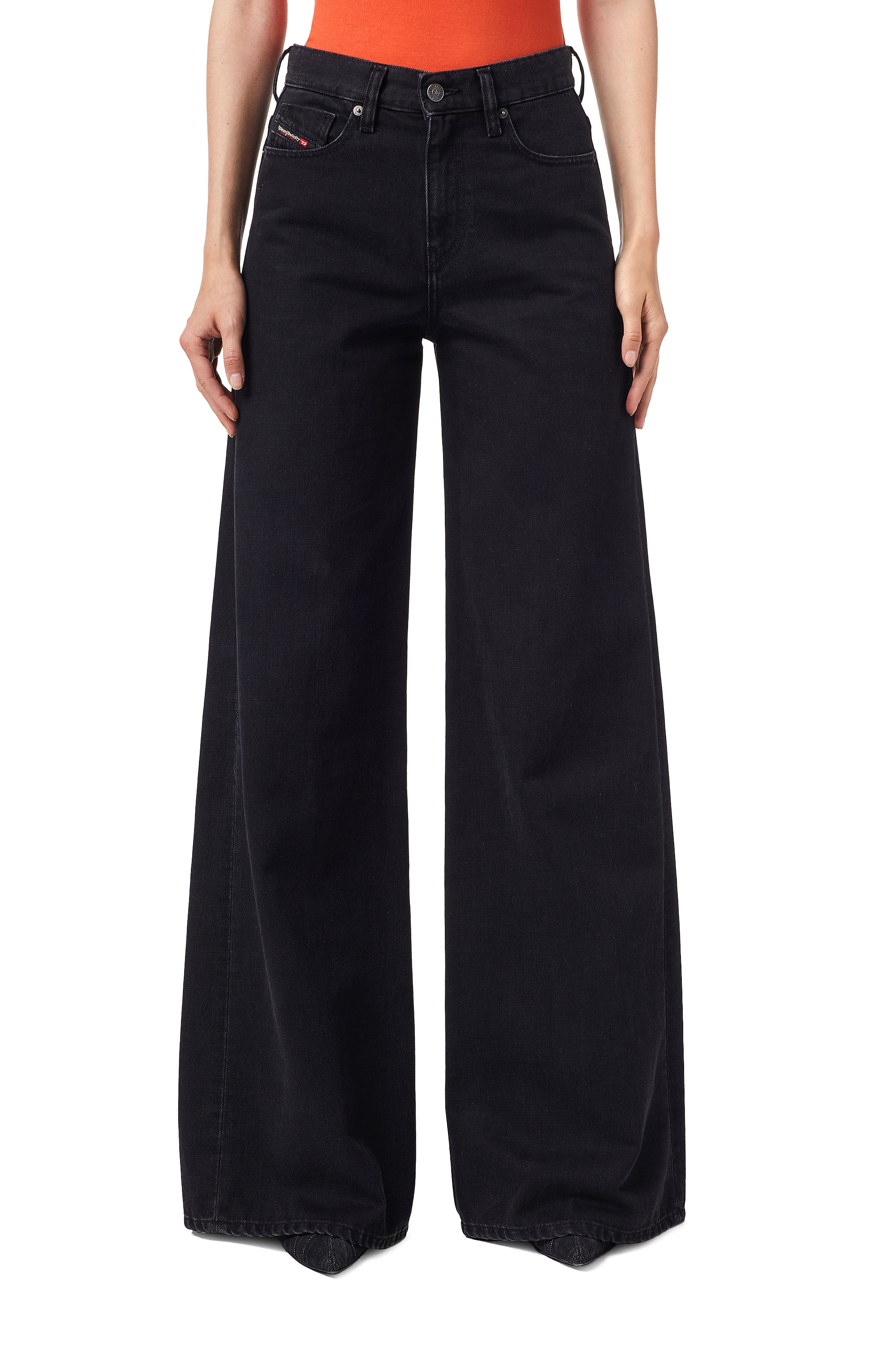 D-Akemi Z09RL, Noir/Gris foncé - Jeans