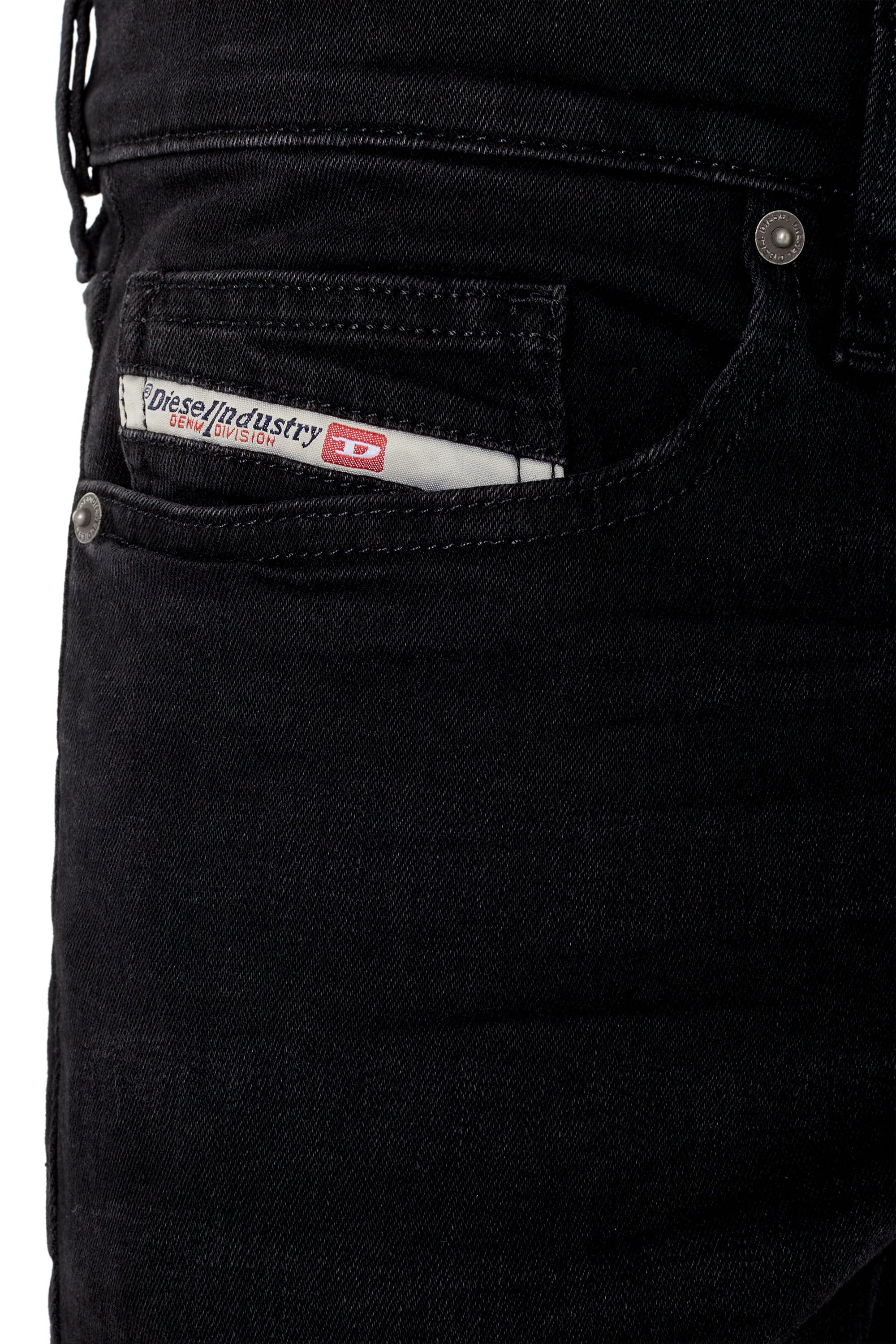 Diesel - Slim Jeans D-Luster 0IHAU, Noir/Gris foncé - Image 4