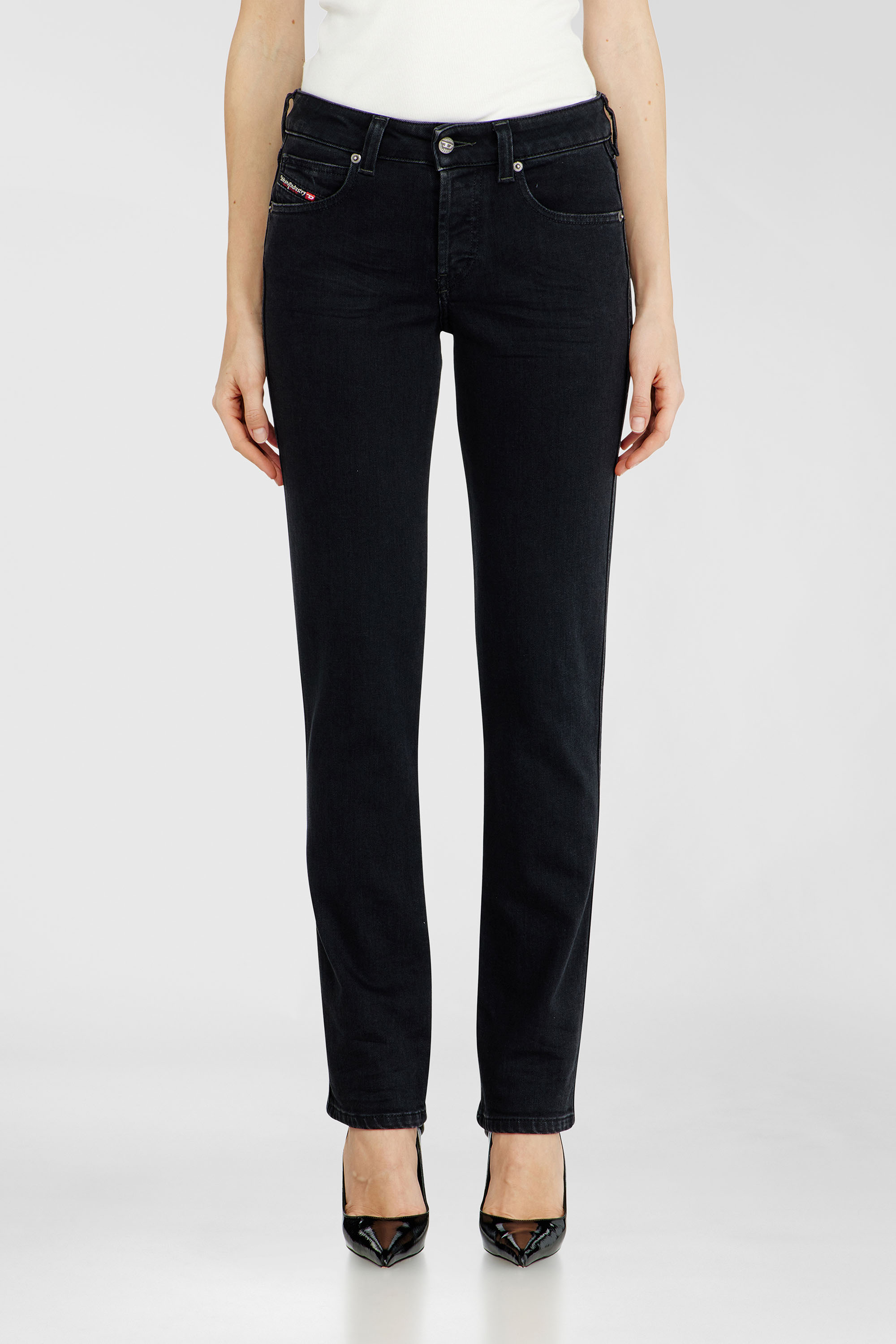 Diesel - Slim Jeans 1992 D-Jiann 09N89 Femme, Noir/Gris fonc&eacute; - Image 4