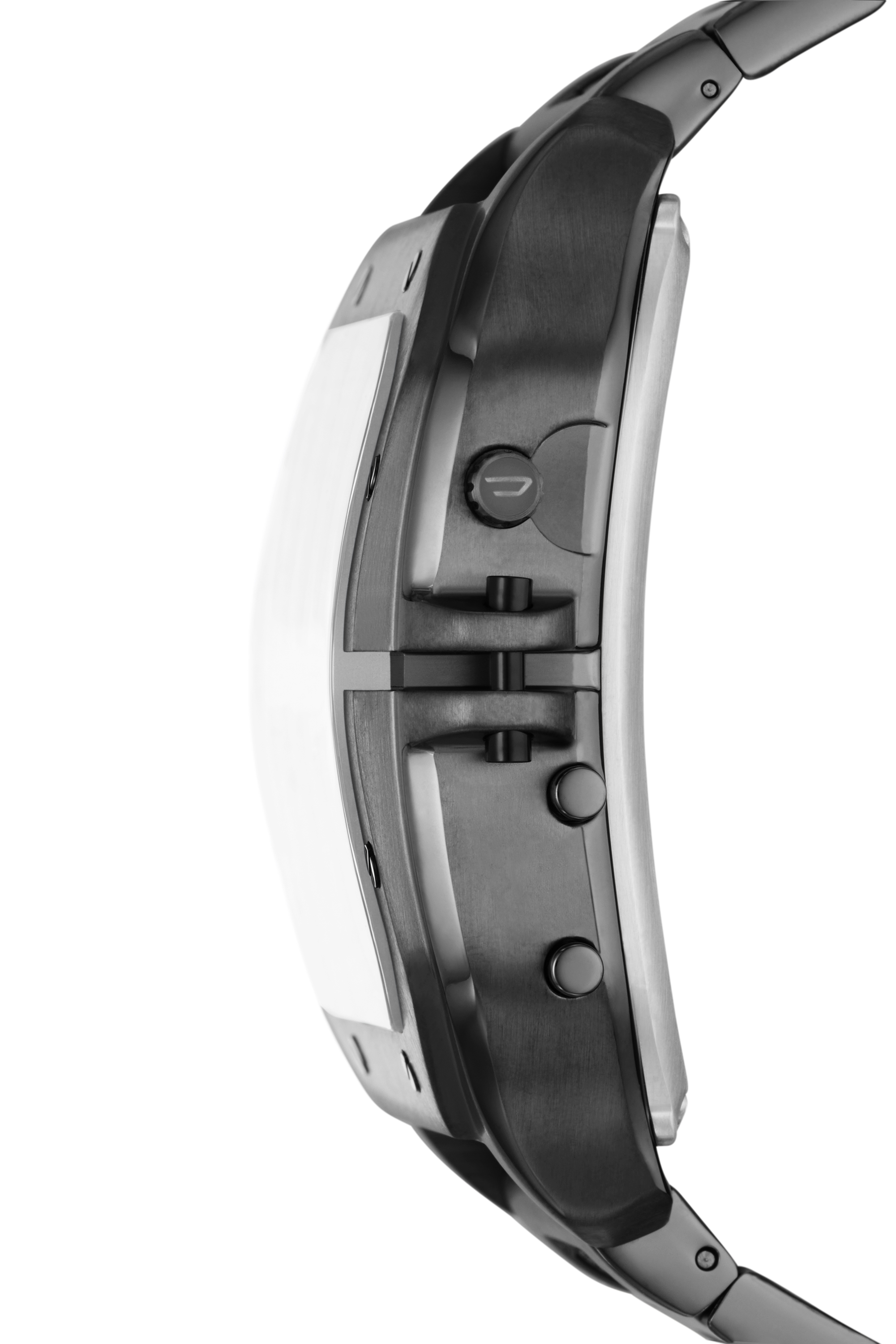 Diesel - DZ7462, Montre Clasher analogique-num&eacute;rique gris acier Homme in Gris - 3