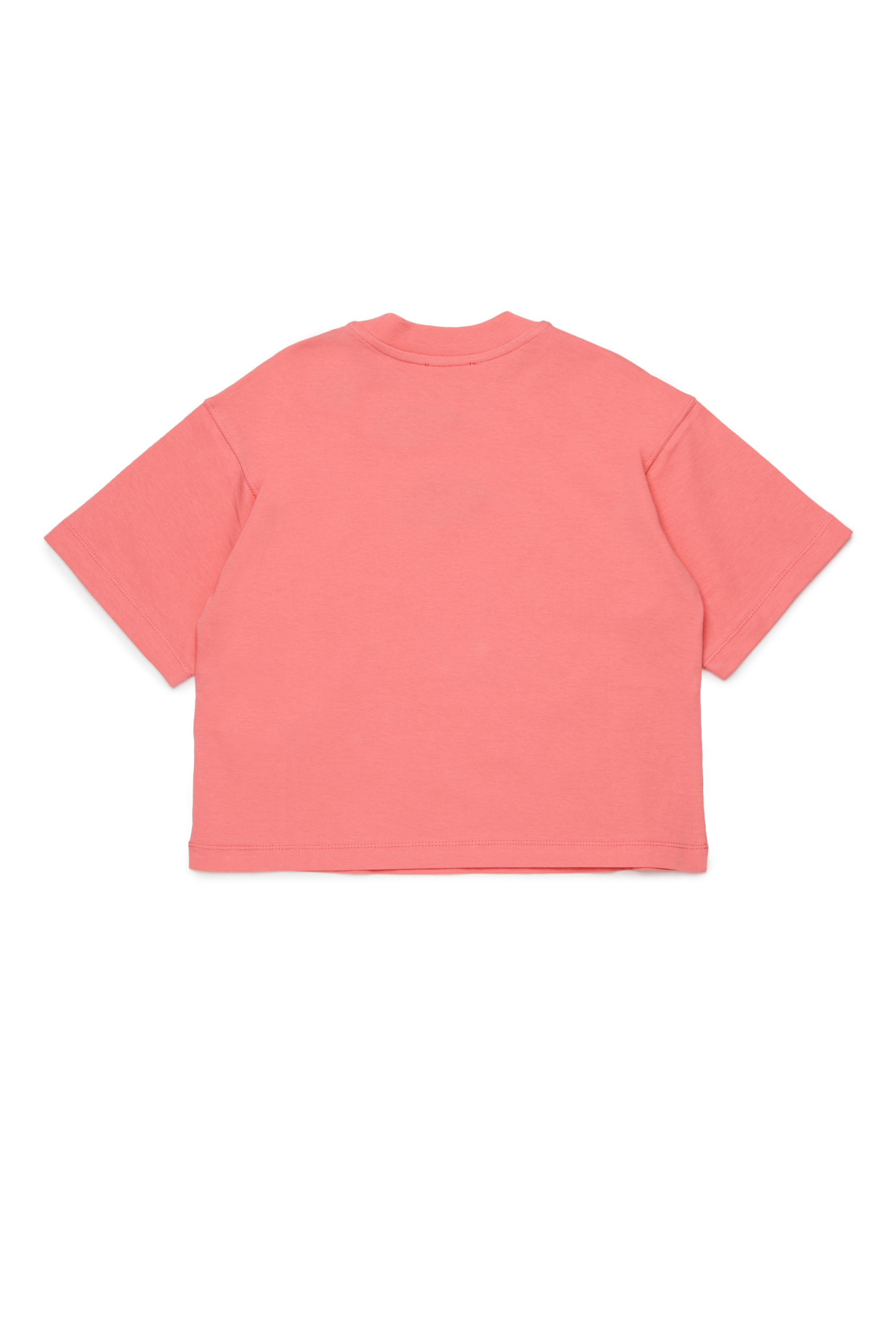 Diesel - TIXAN, T-shirt en coton avec logo central Femme in Rose - 2