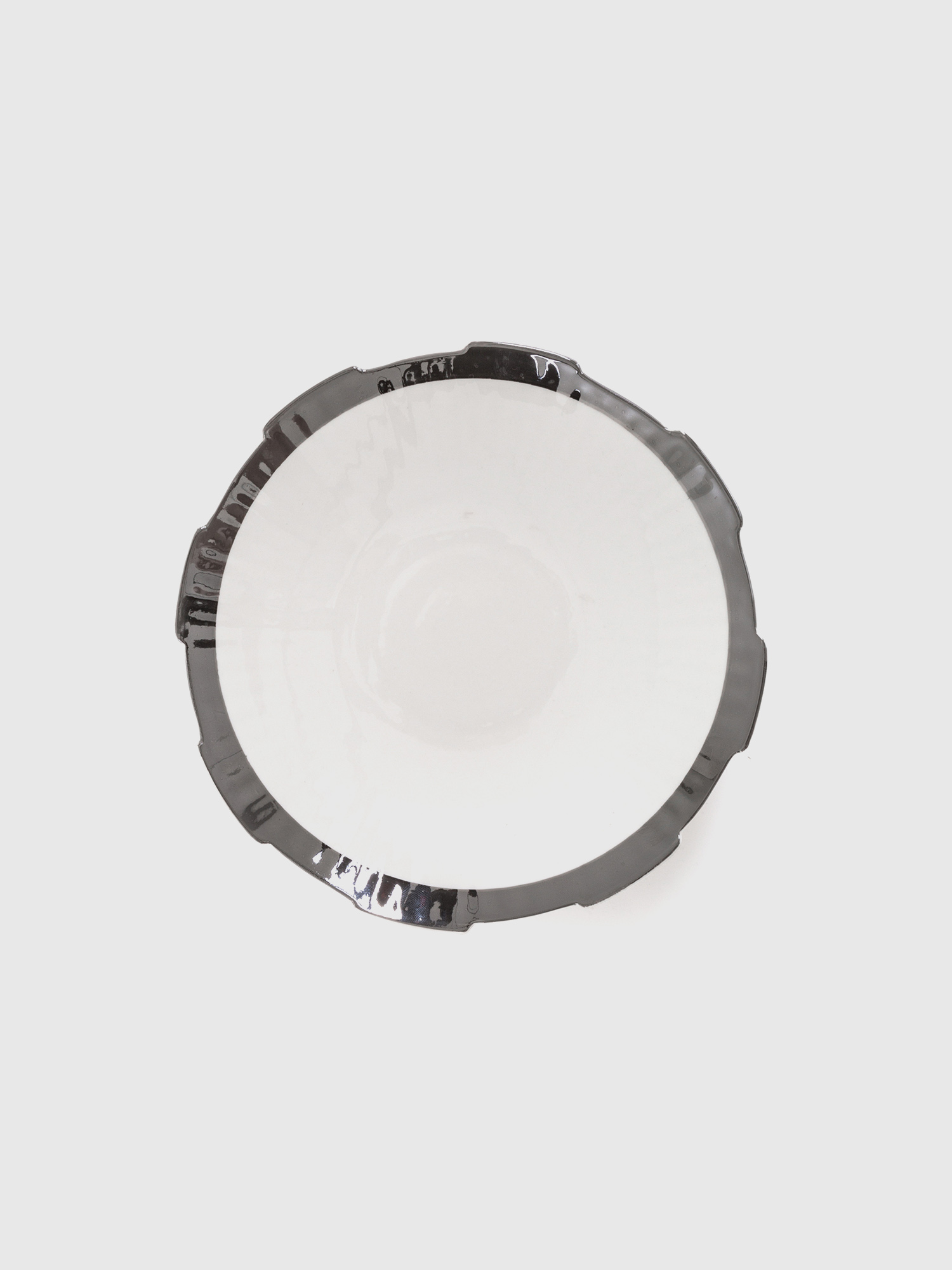 Diesel - 10988SIL MACHINE, Assiette à soupe en porcelaine Mixte in Blanc - 1