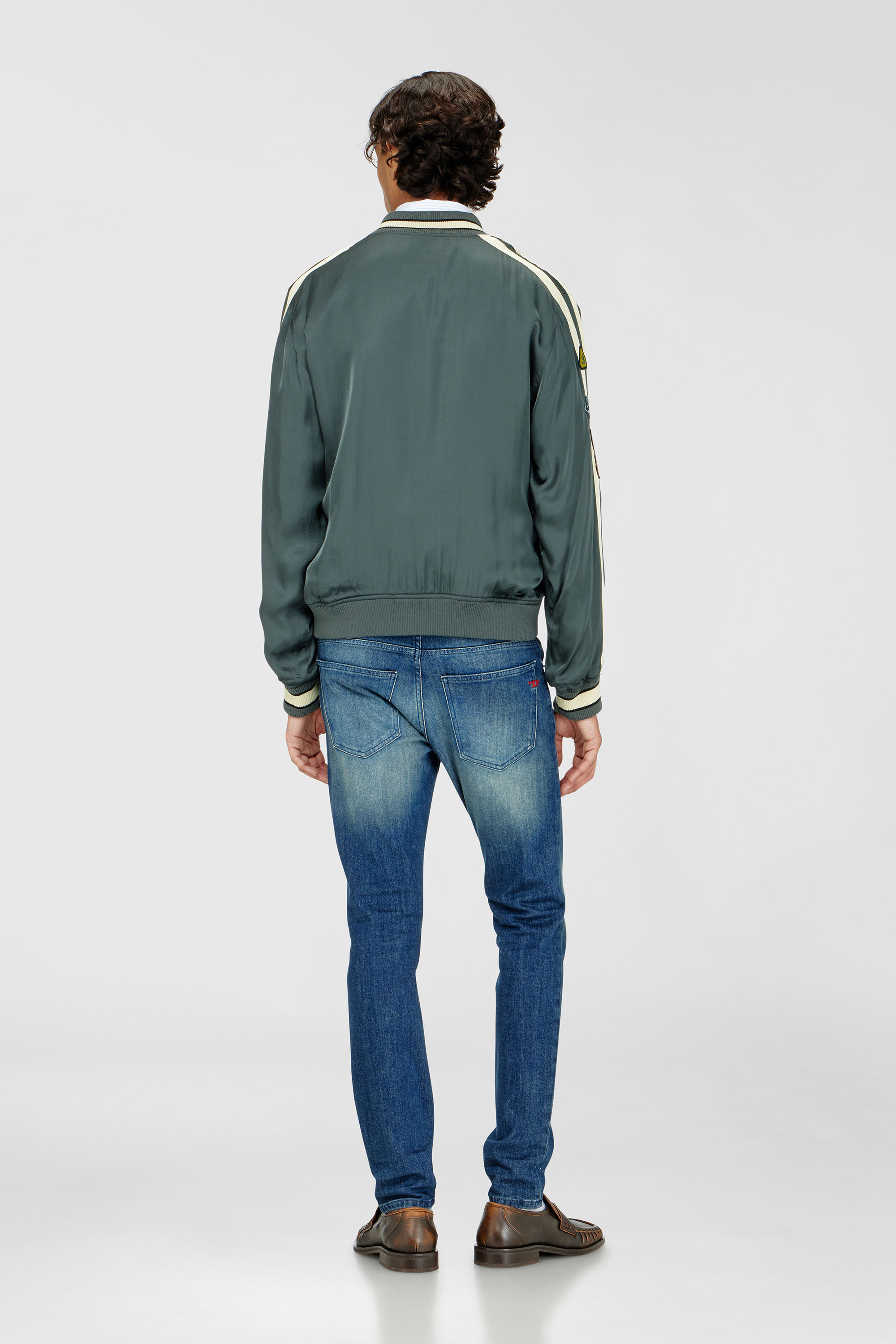 Diesel - Slim Jeans 2019 D-Strukt 0KBBR Homme, Bleu Fonc&eacute; - Image 3